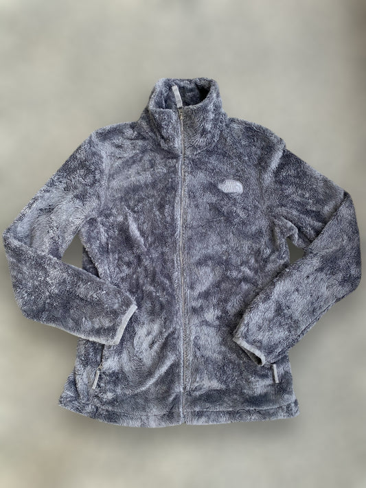 Grey The North Face furry fleece