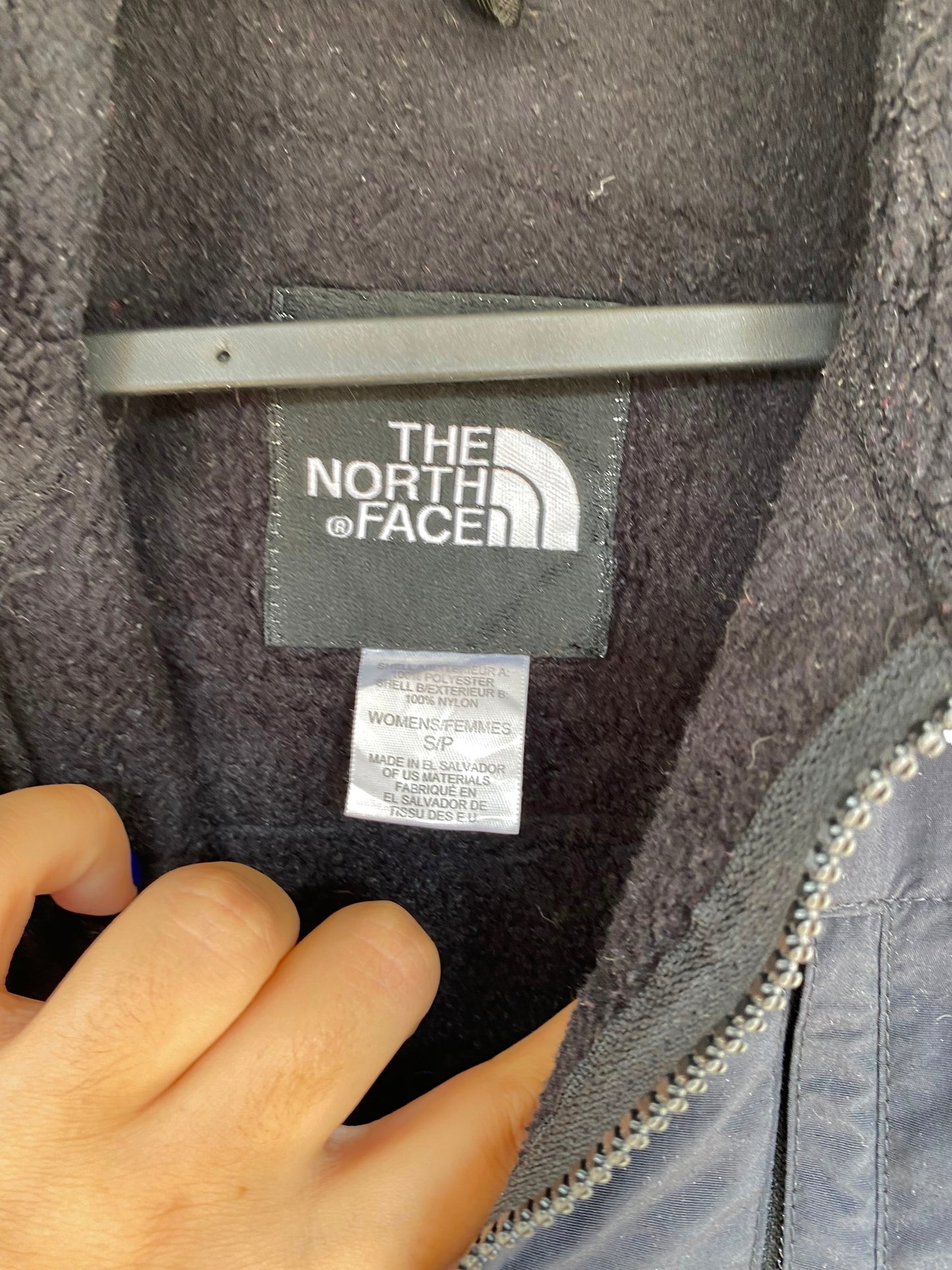 Black The North Face Denali fleece