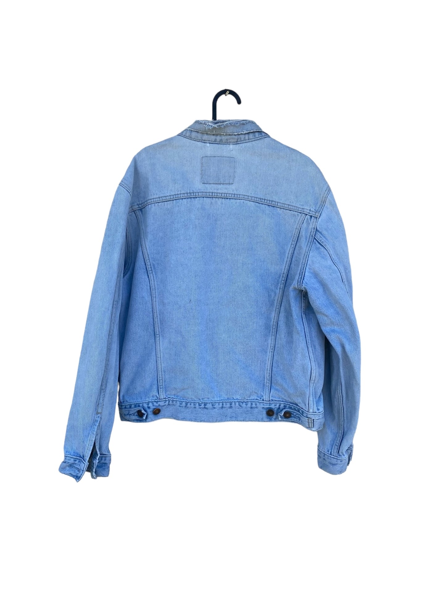 Levi’s light washed jean jacket - small reworked touch