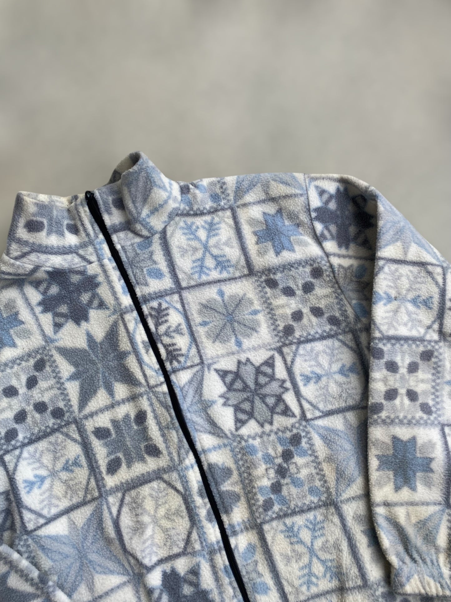 Snowflakes vintage fleece