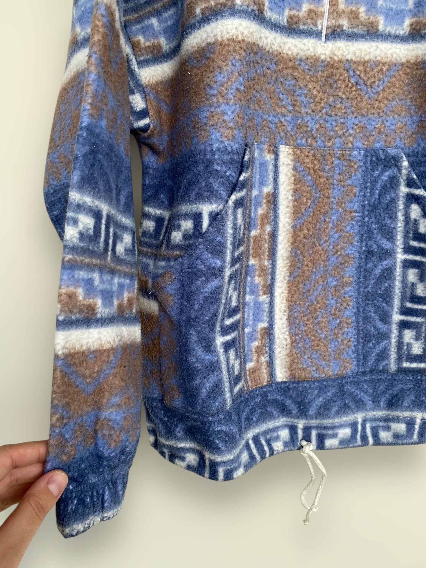 Crazy blue winter fleece