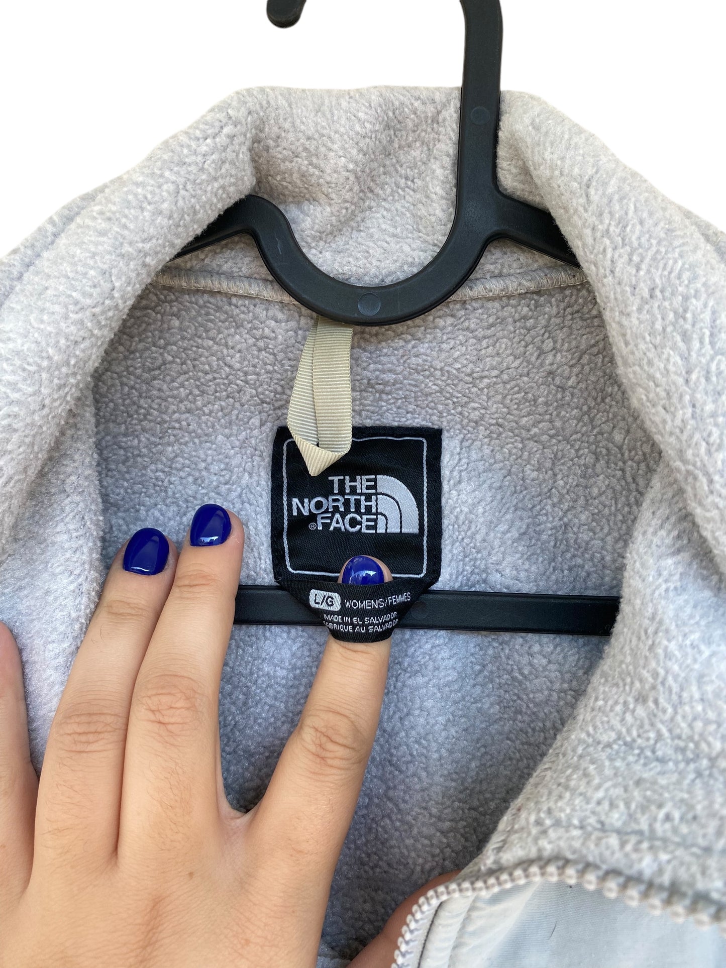 Grey the North Face Denali fleece