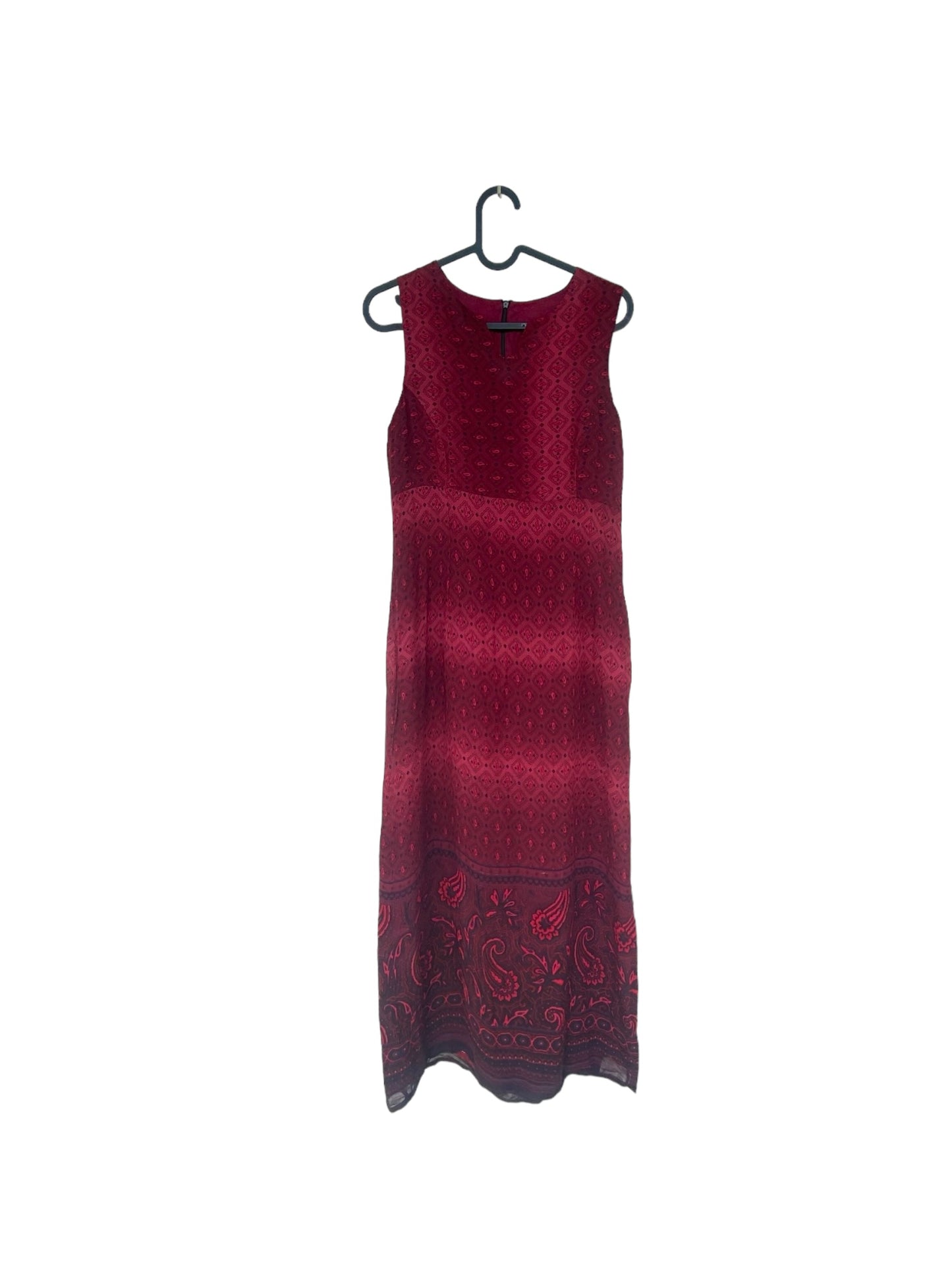 Burgundy vintage dress