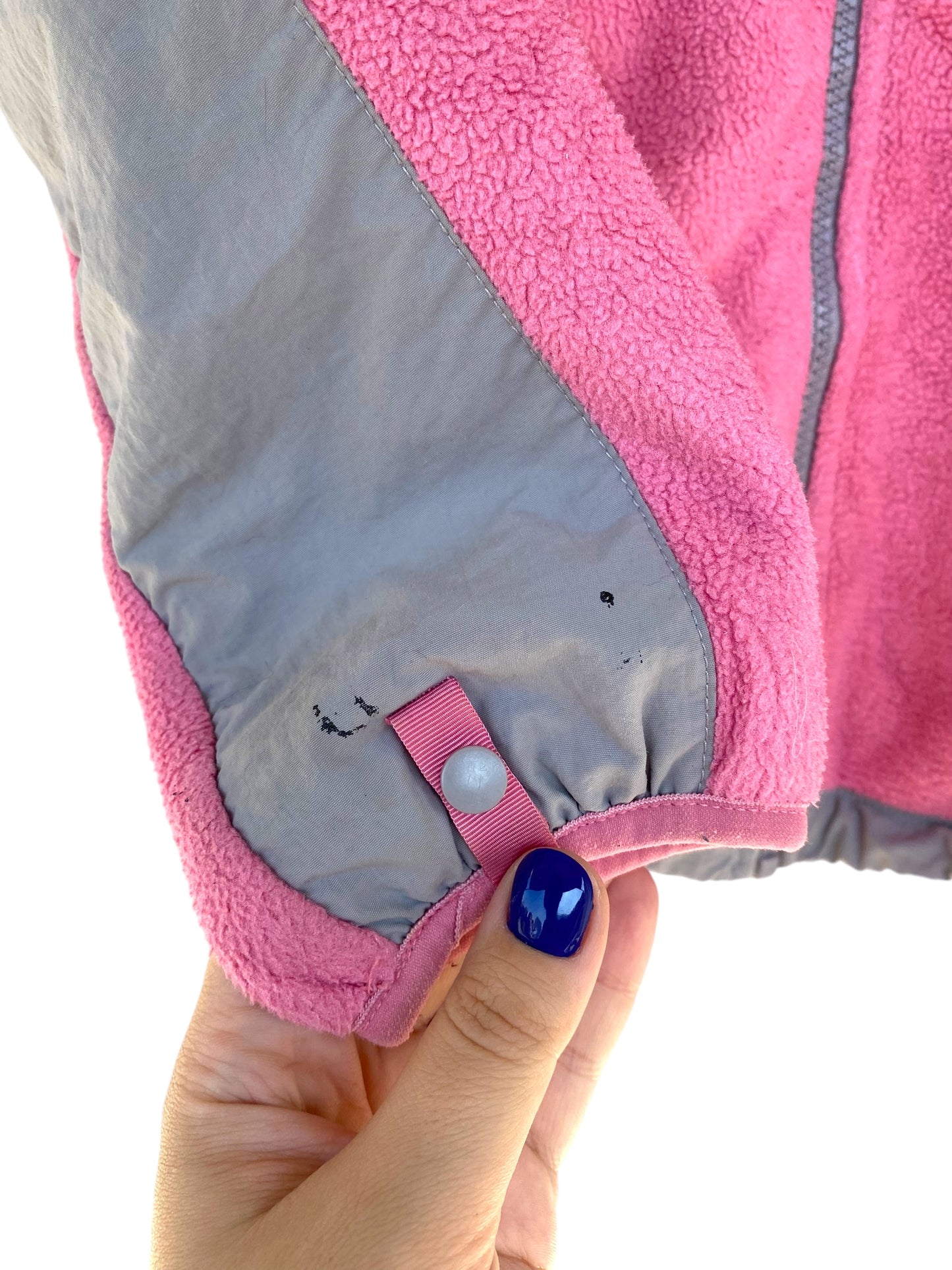 Pink-Grey The North Face Denali fleece