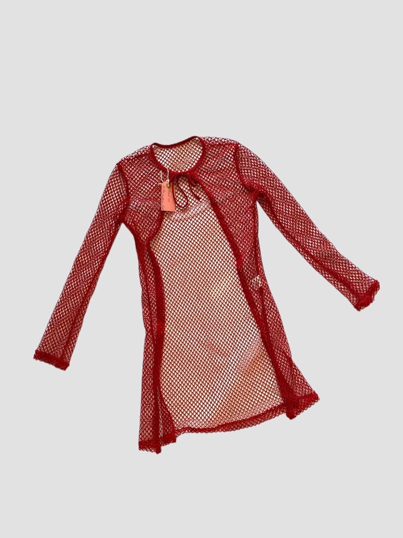 00s sexy net cardigan