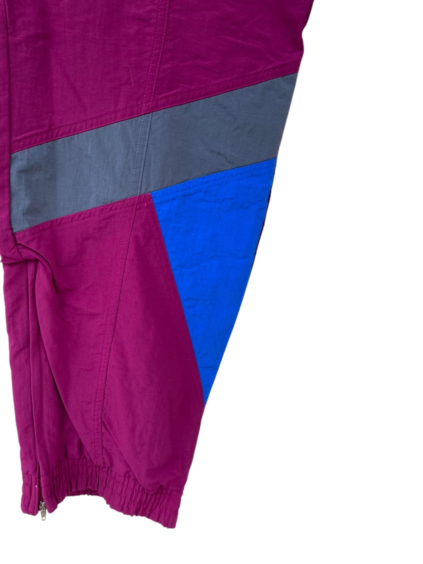 Purple vintage winter track pants