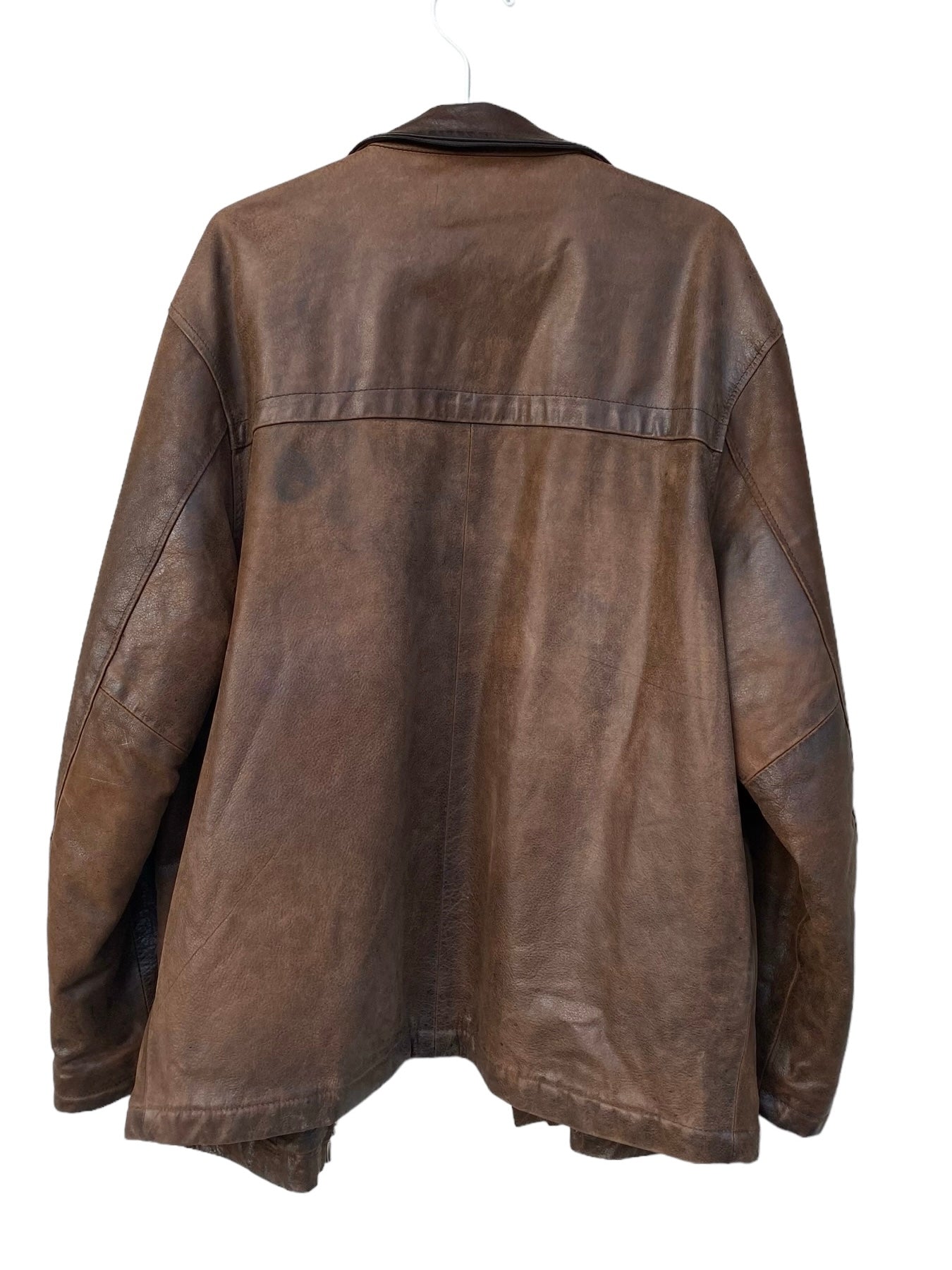 Vintage brown leather jacket