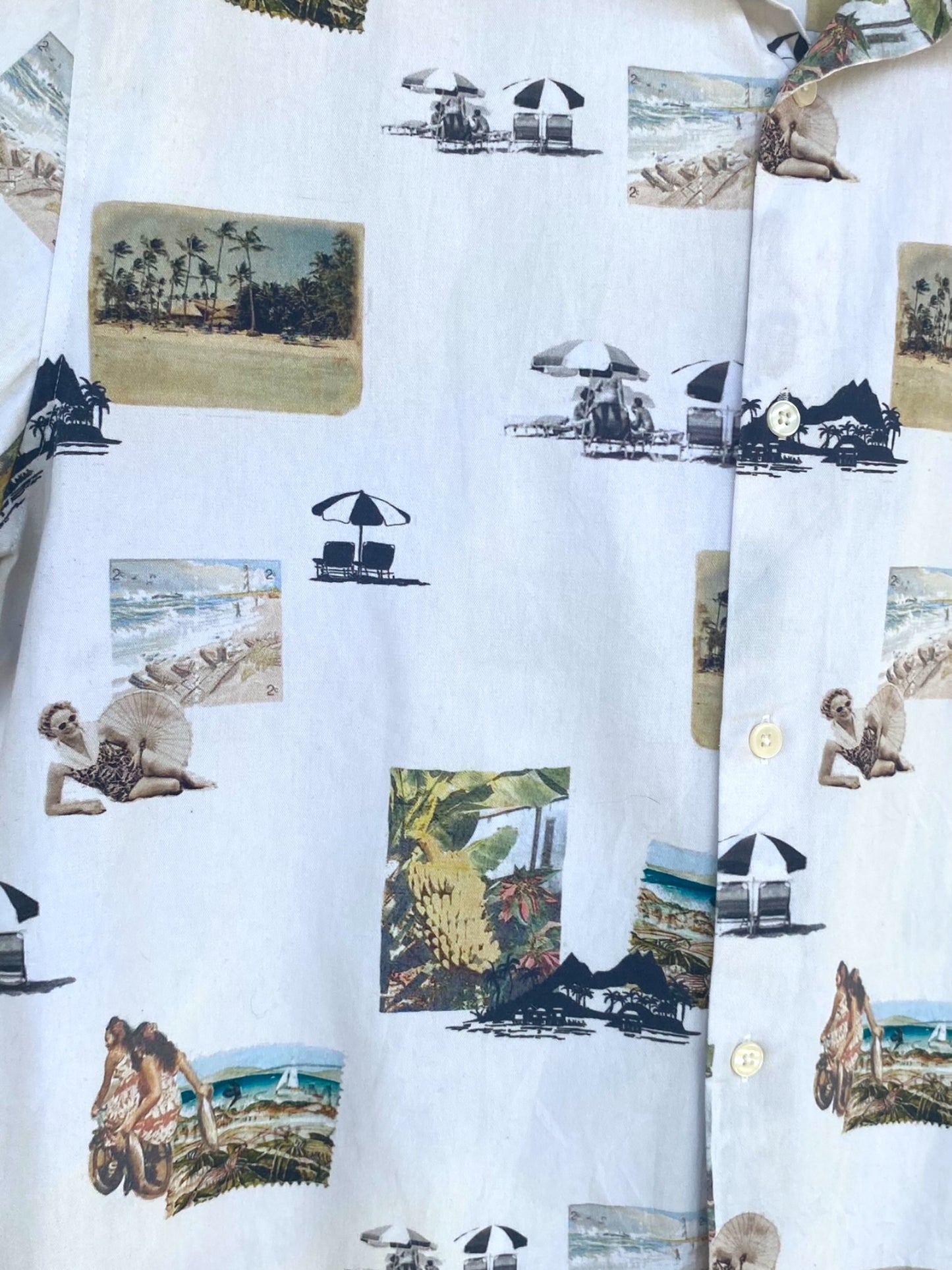 90s postcards summer shirt