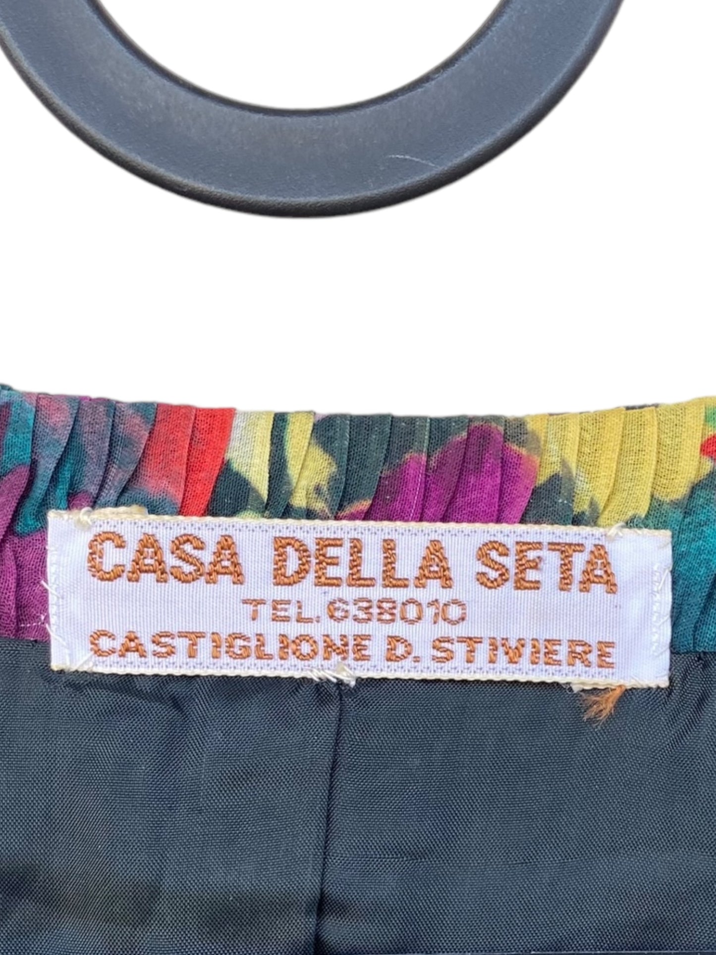 Casa della seta vintage silk shirt-costume