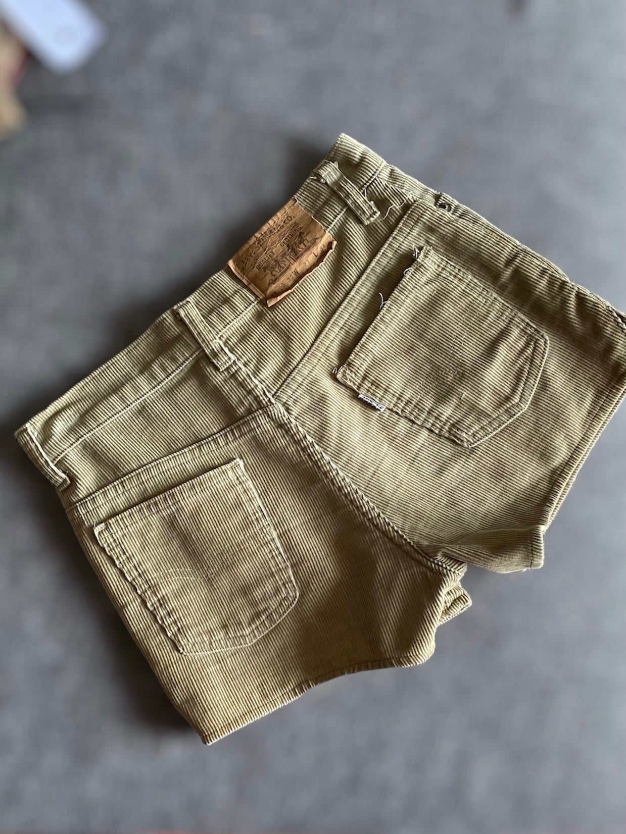 Levi’s 527 corduroy shorts