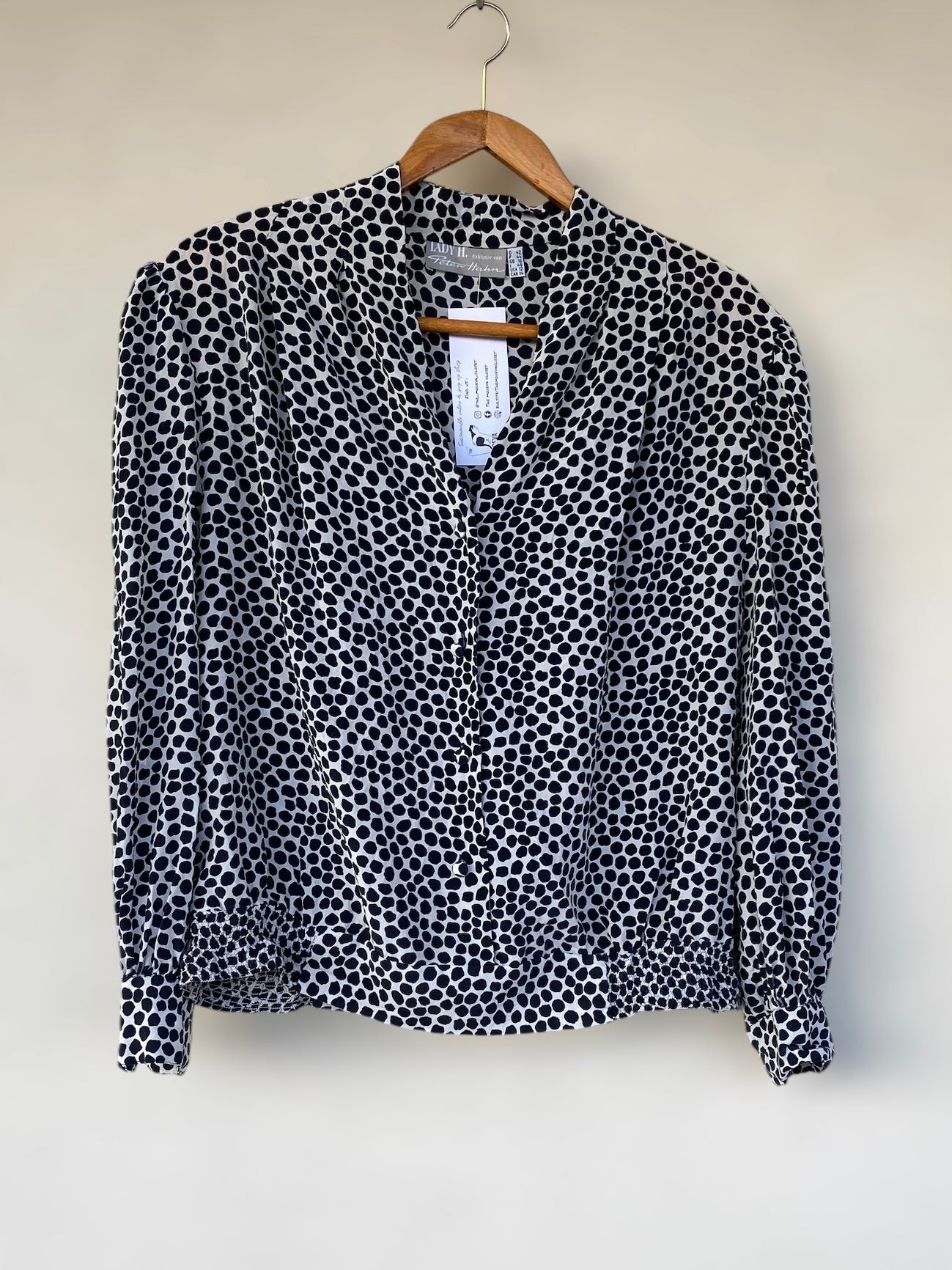 Dalmatian vintage silk shirt