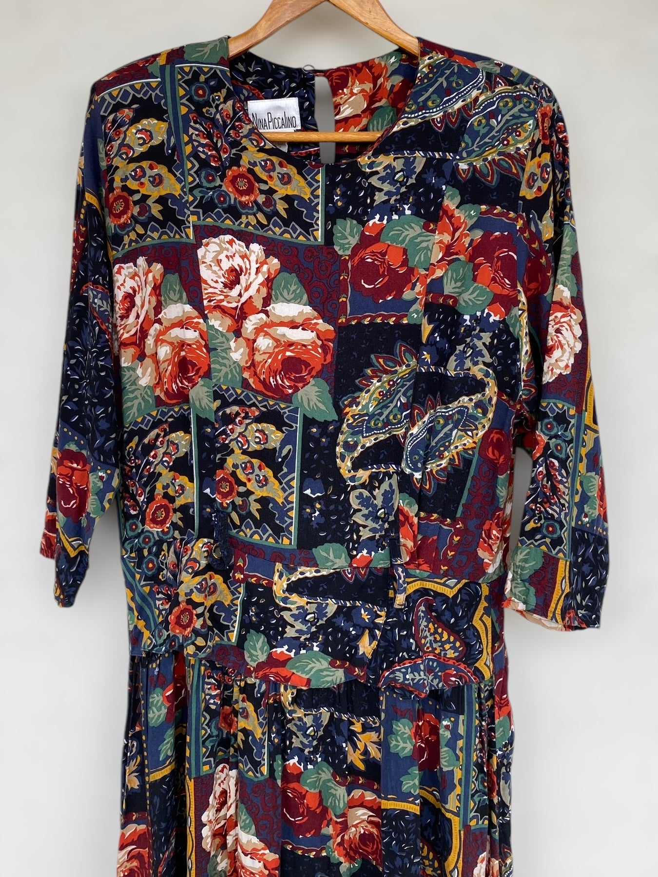 Nina Piccalino vintage floral dress