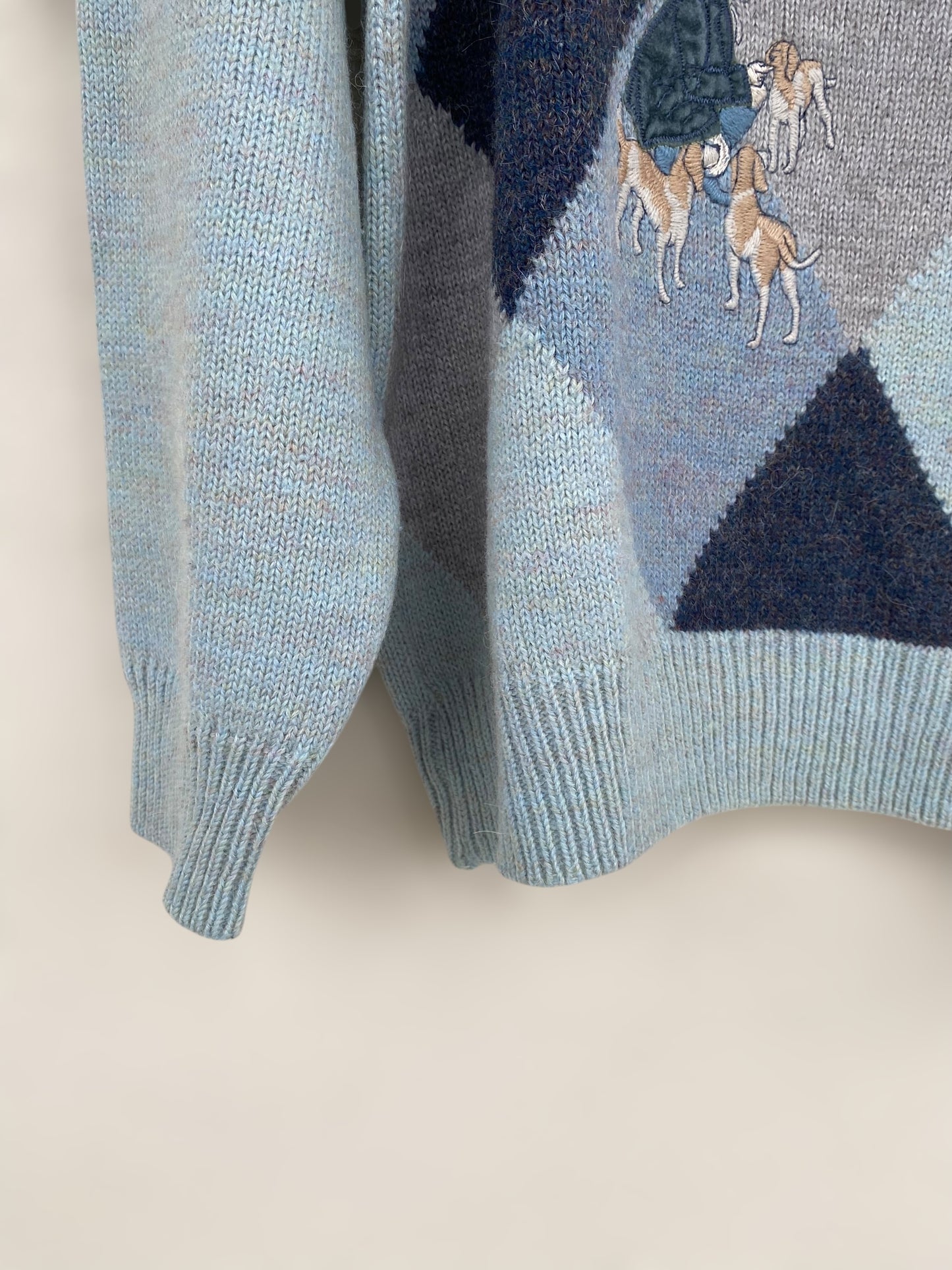 Unique alpaca vintage sweater