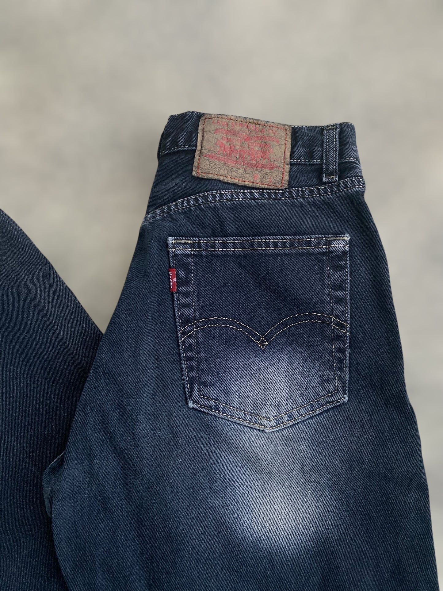 Flare dusty blue vintage Levi’s (M)