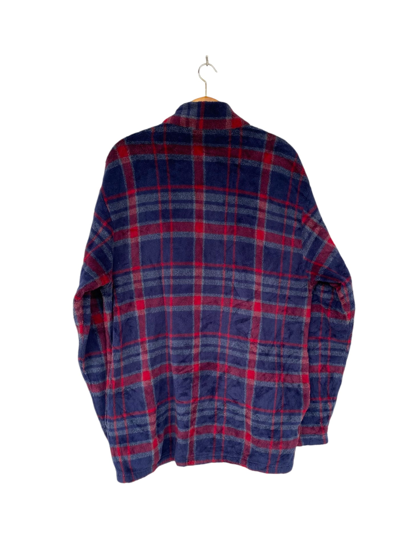 Nautica 90s checked fleece