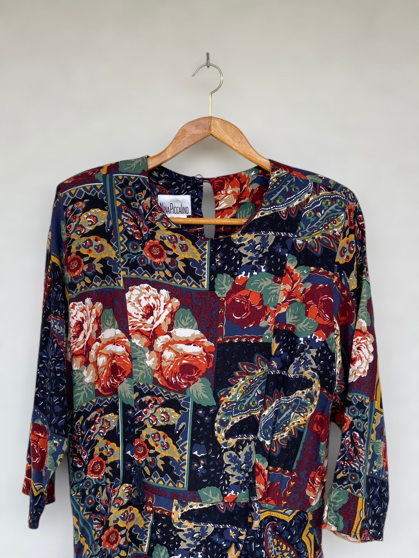 Nina Piccalino vintage floral dress