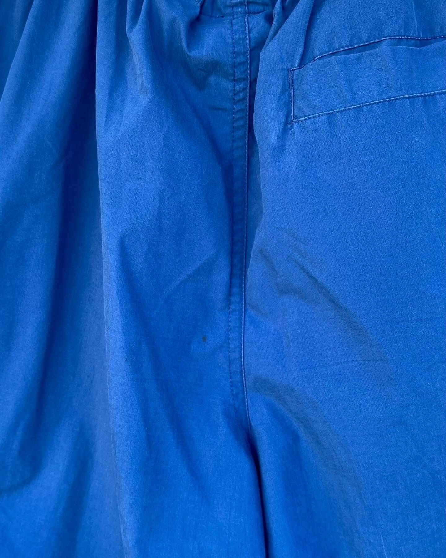 Vintage Puma in dusty blue 3/4 track pants