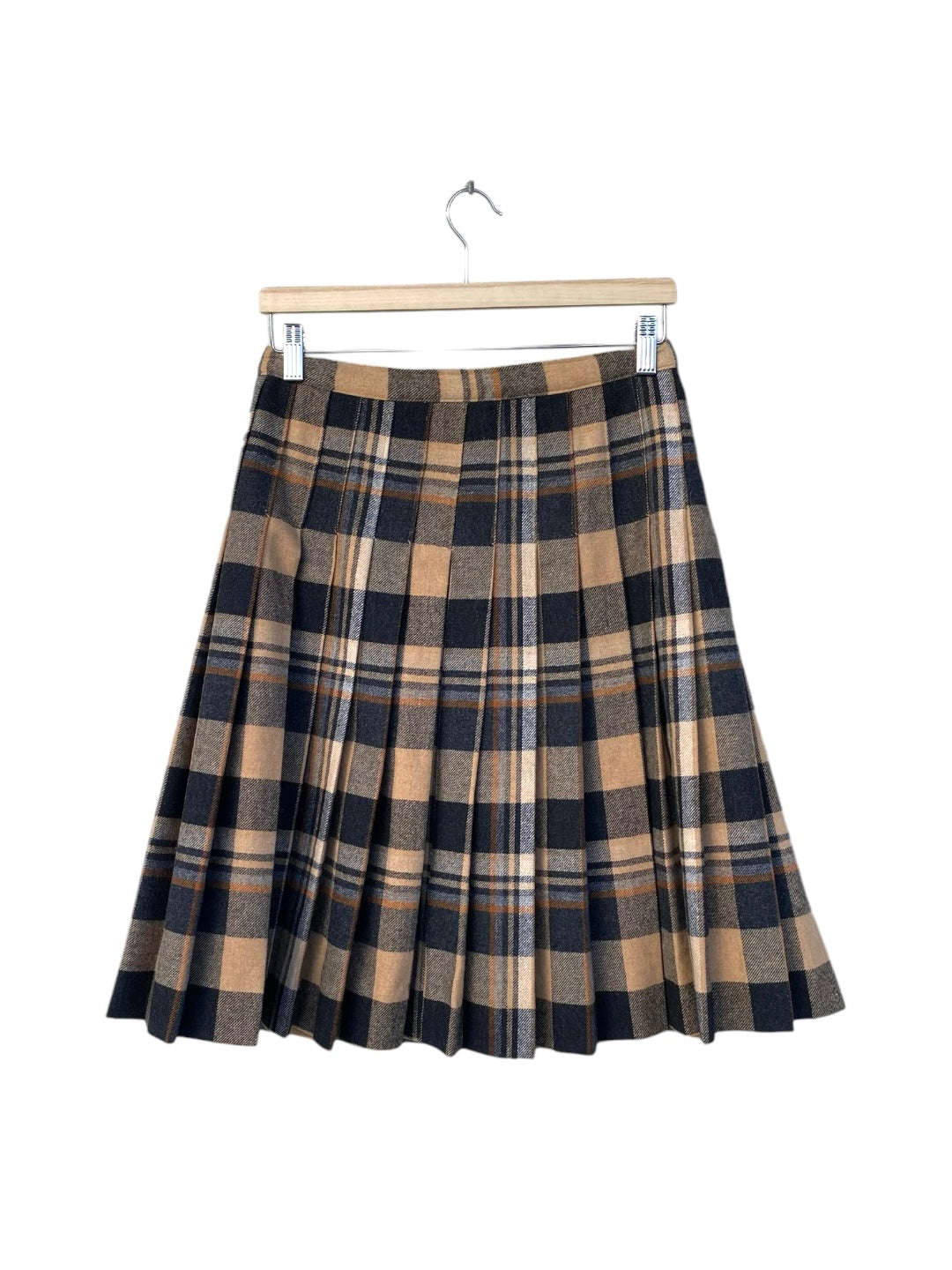 Vintage woollen midi skirt