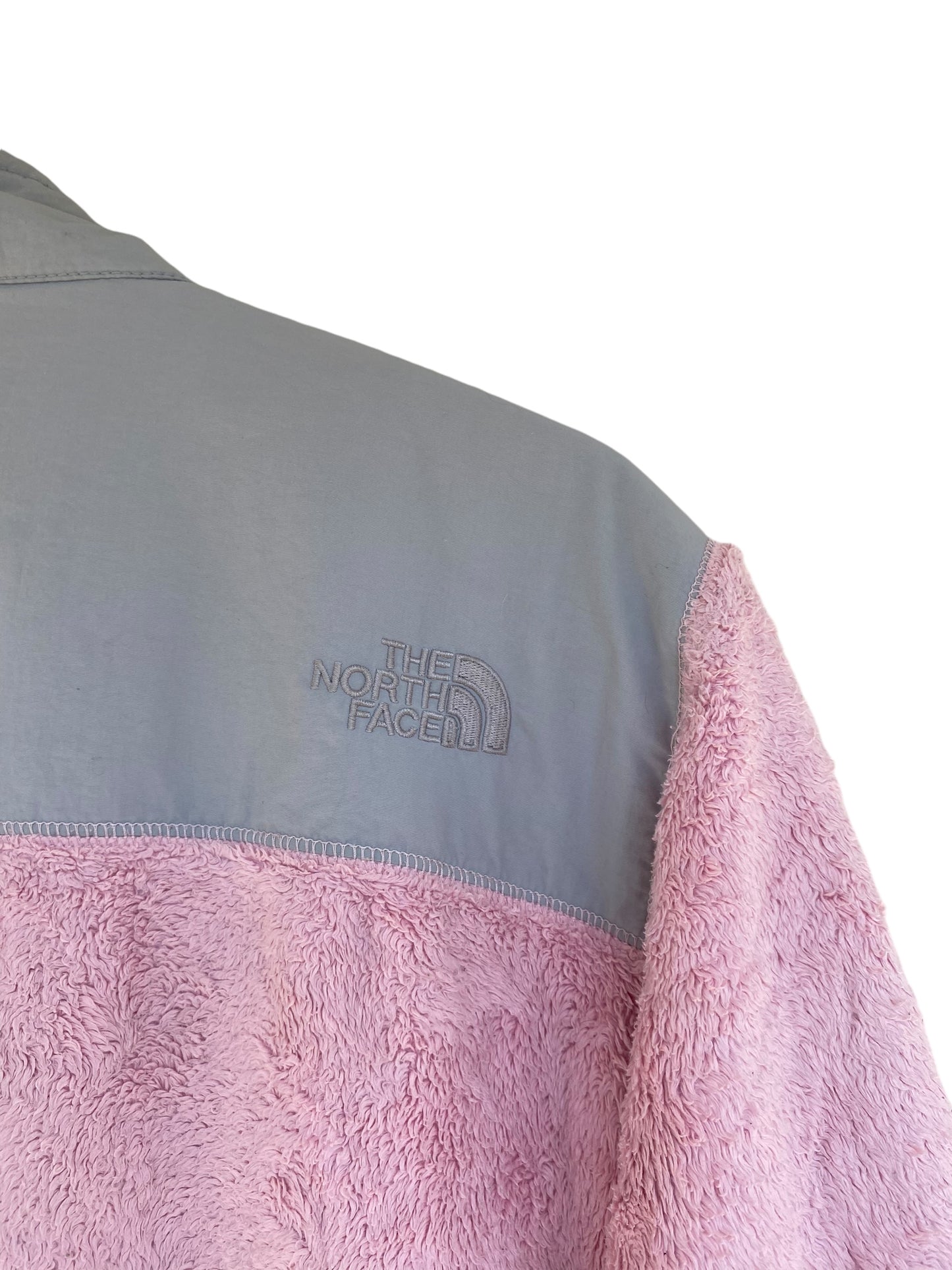 Soft Pink- grey The North Face Denali fleece