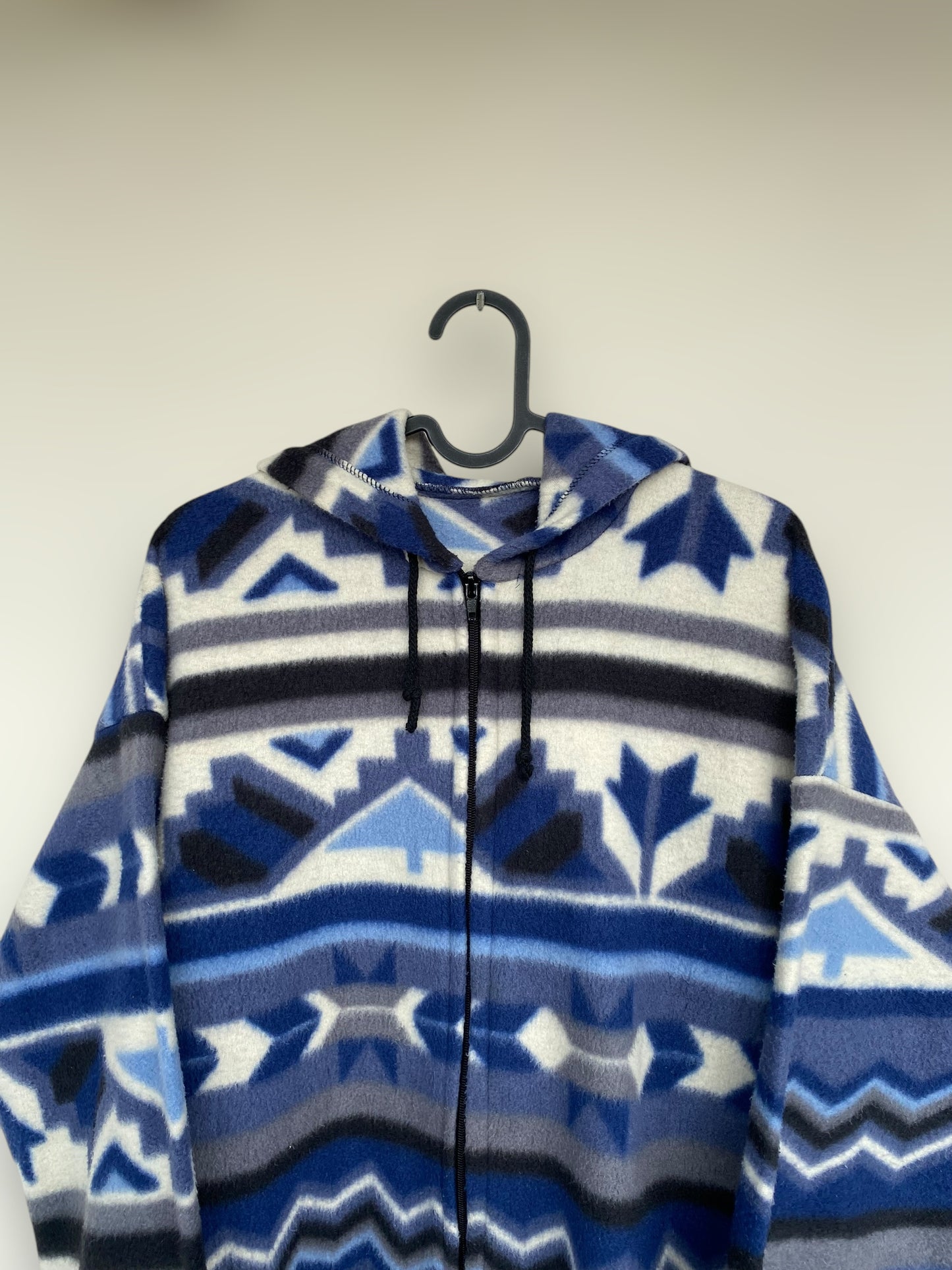 Crazy blue winter fleece