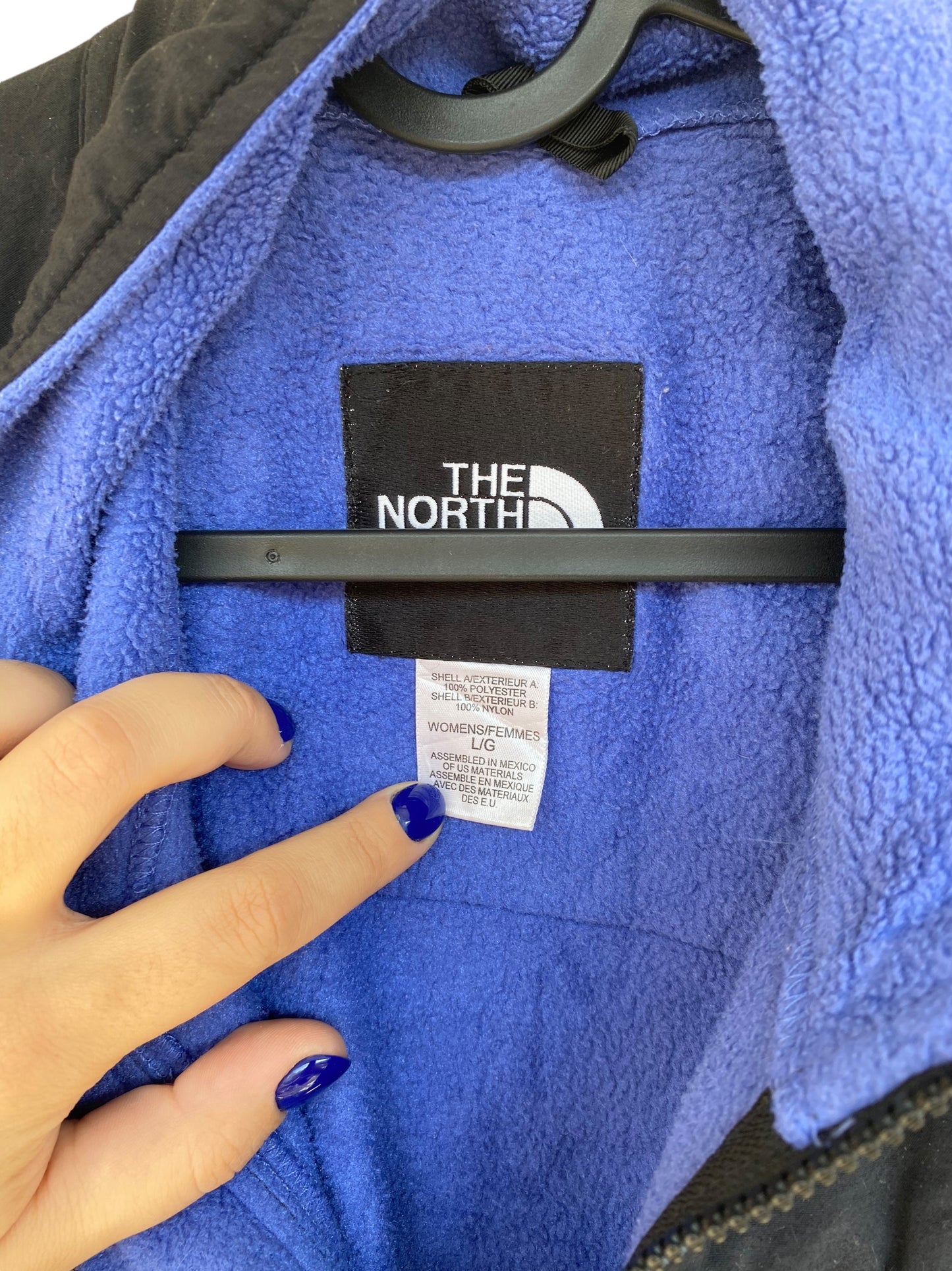 Blue the North Face Denali fleece