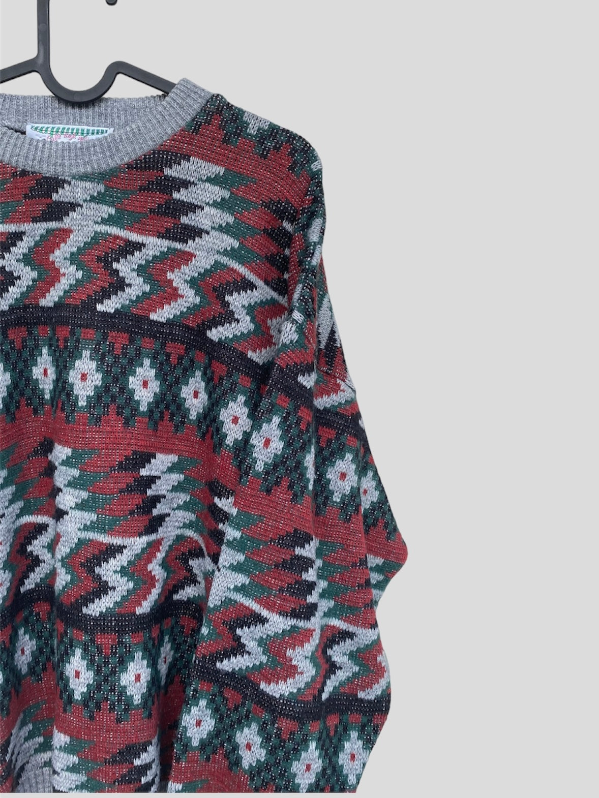 Vintage patterned sweater