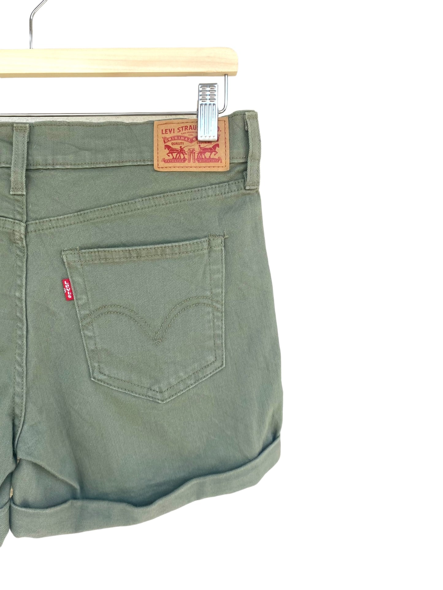 Levi’s olive shorts