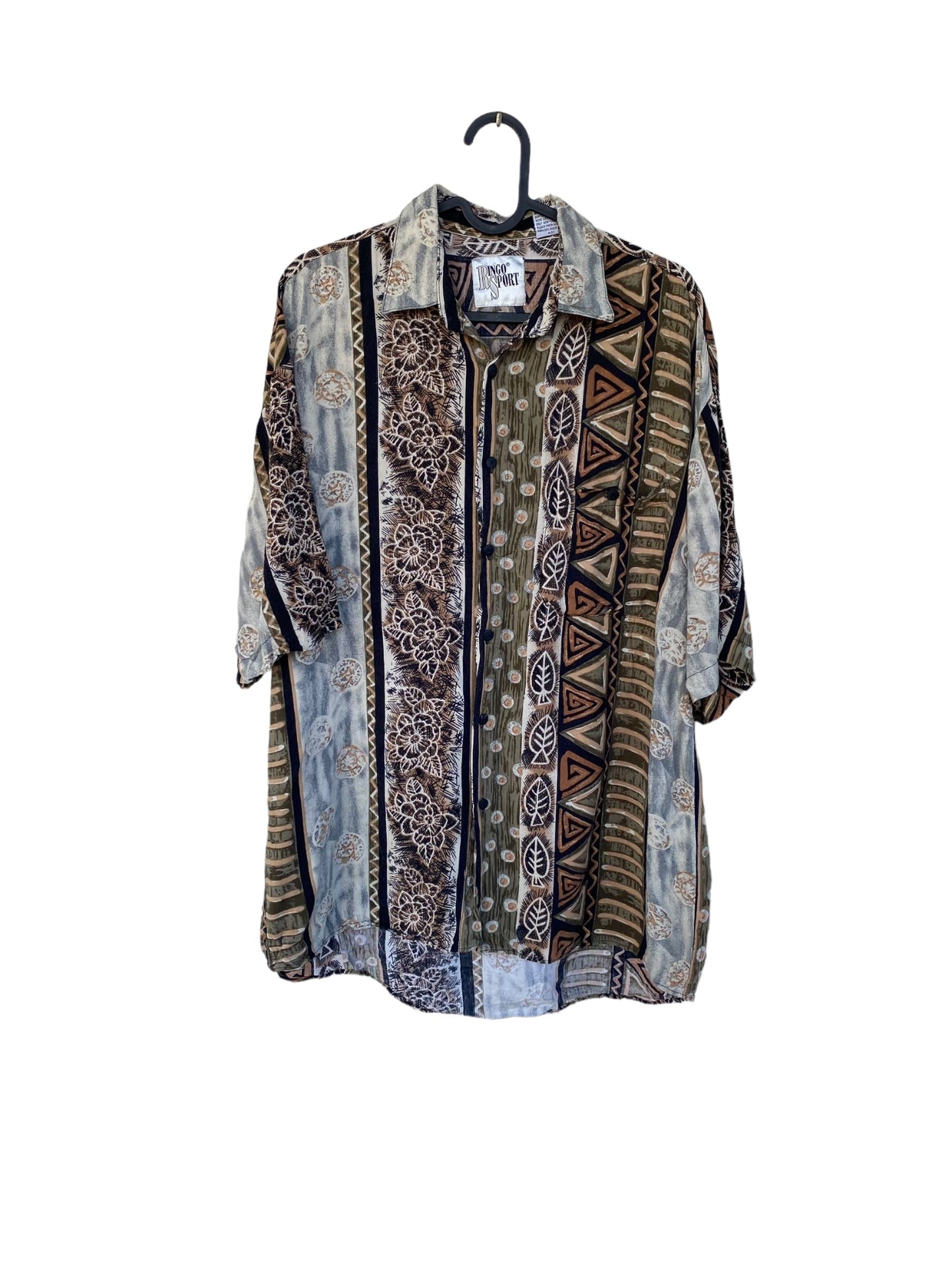 Hawaiian earthy vintage shirt