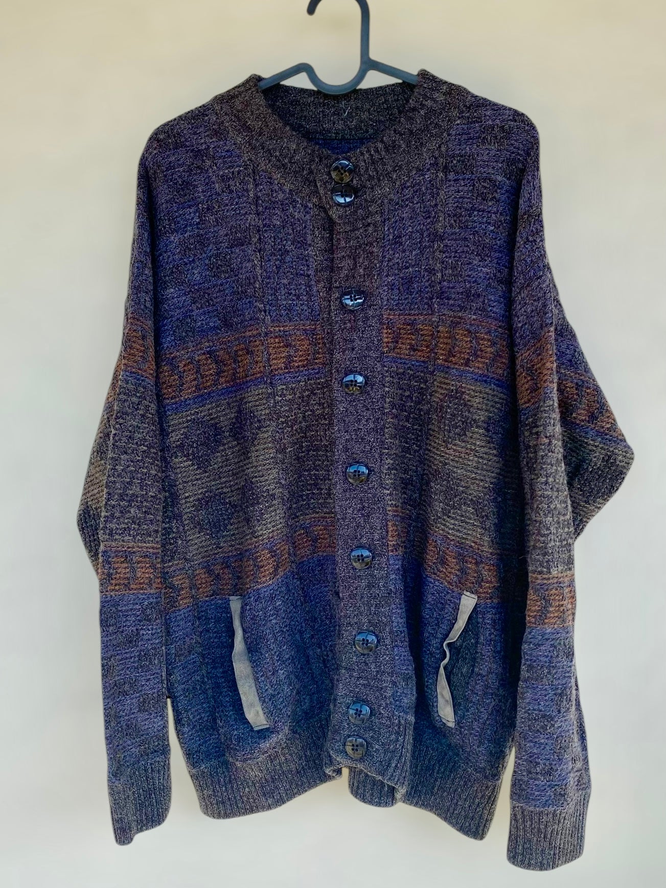 Purple mix vintage cardigan