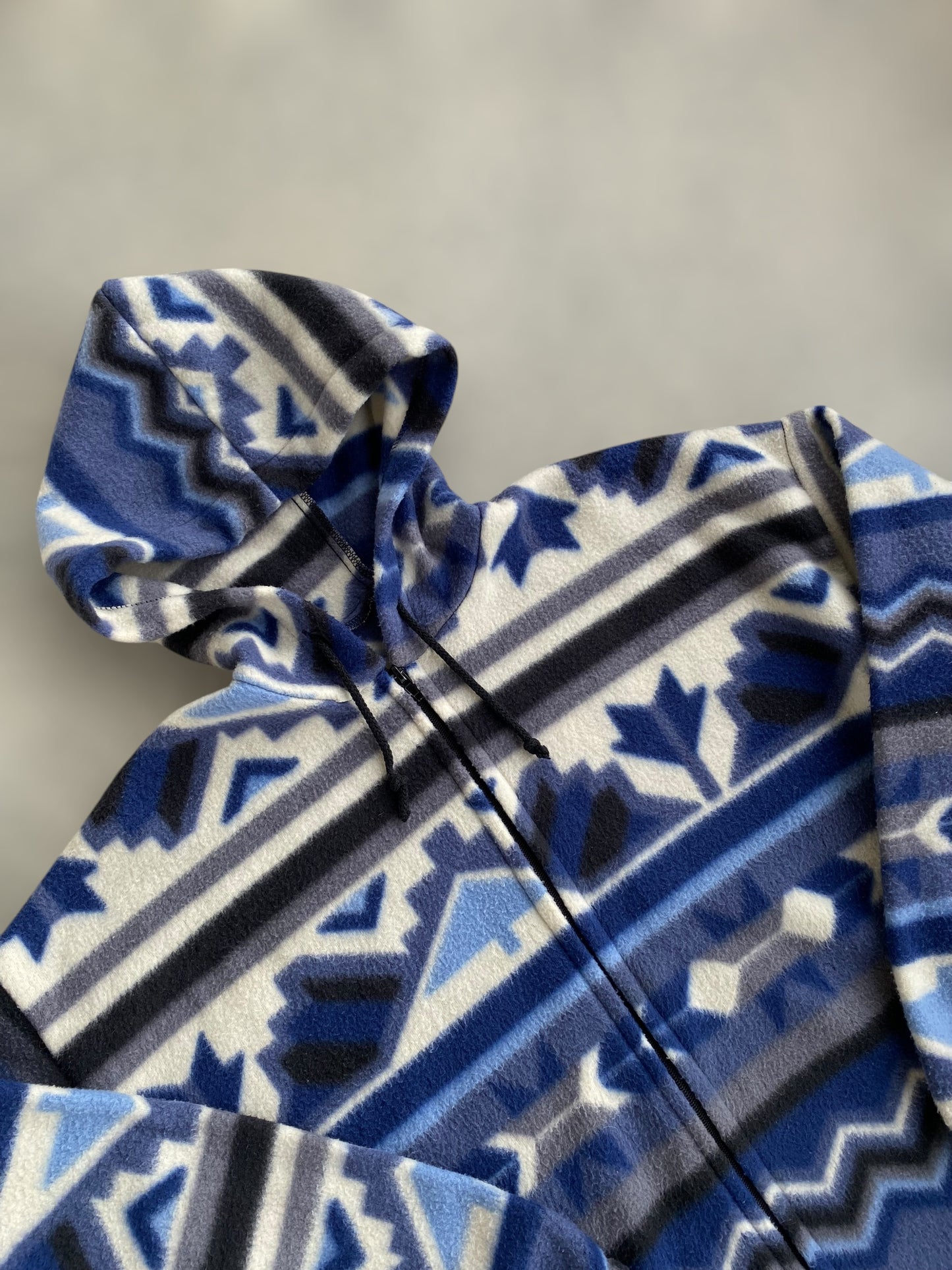 Crazy blue winter fleece