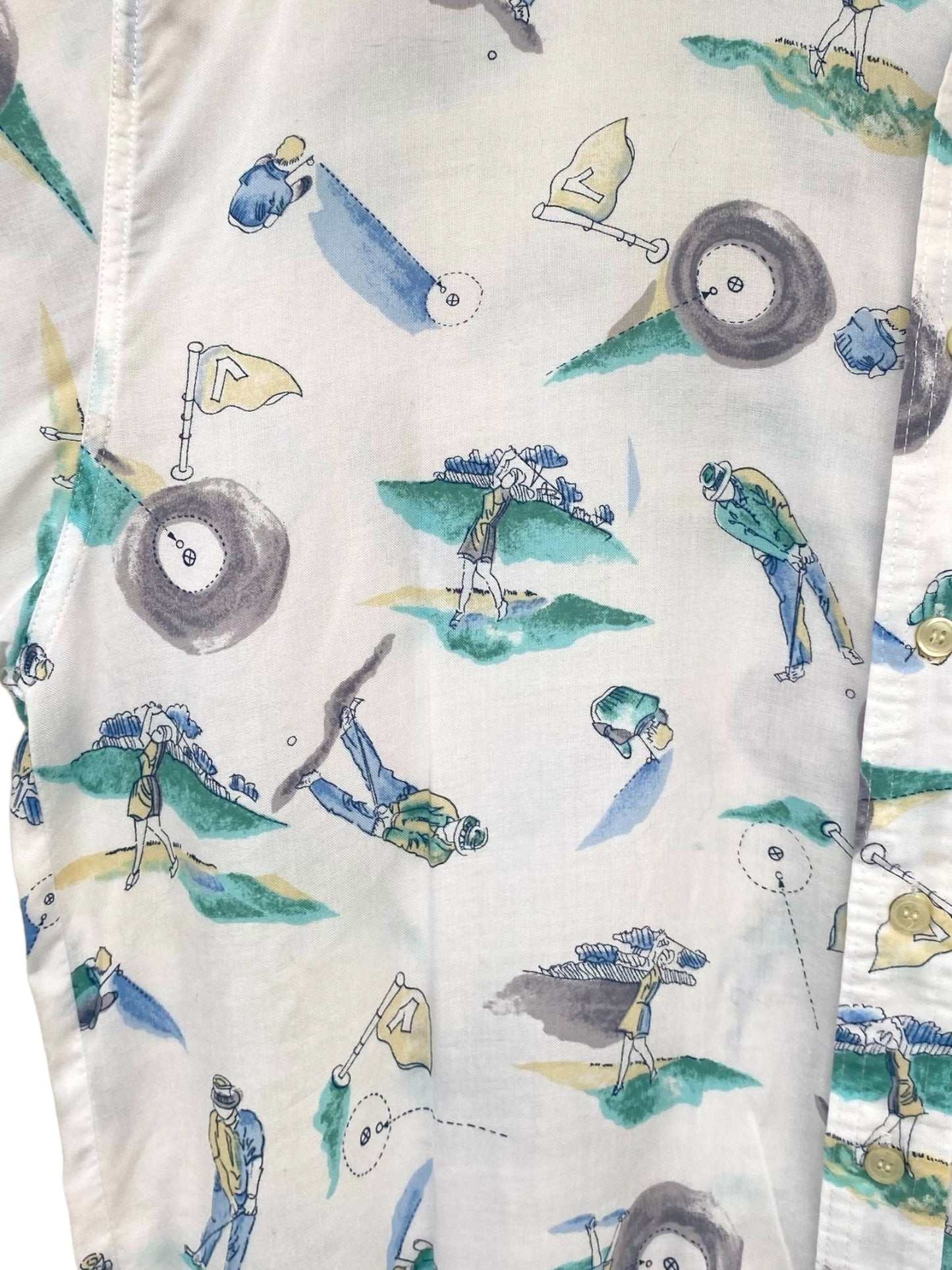 Golf prints vintage shirt