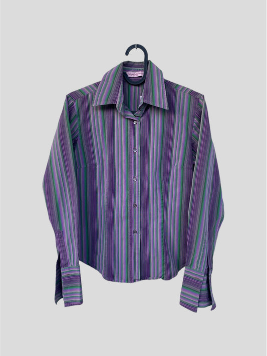 Vintage-Y2K striped shirt