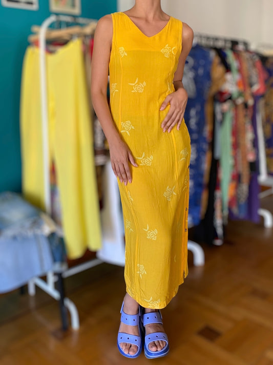 Summer yellow dress 🐠