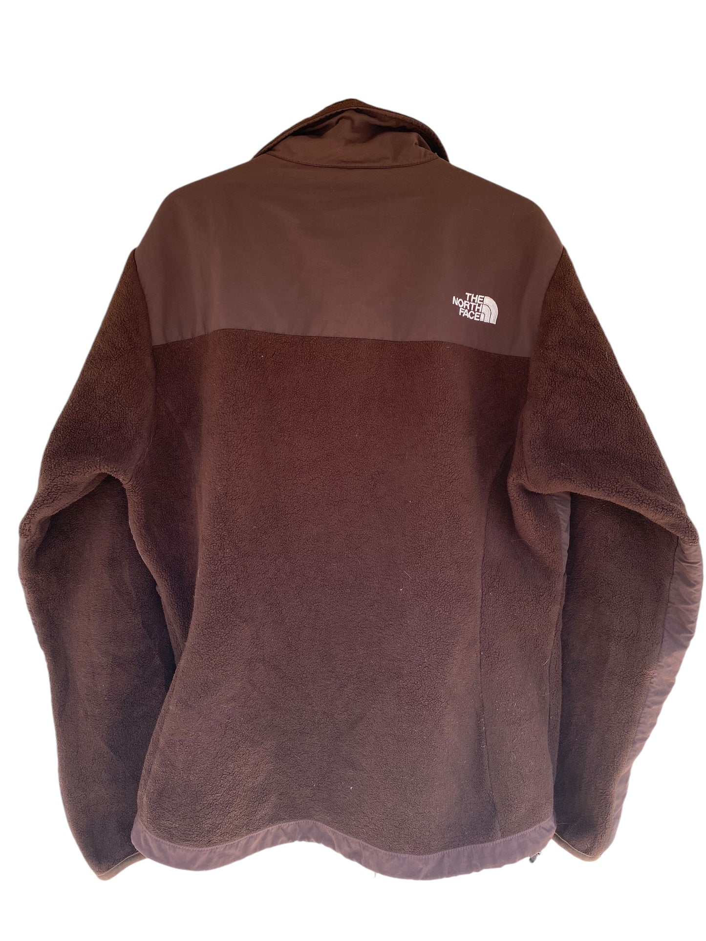 Brown the North Face fleece