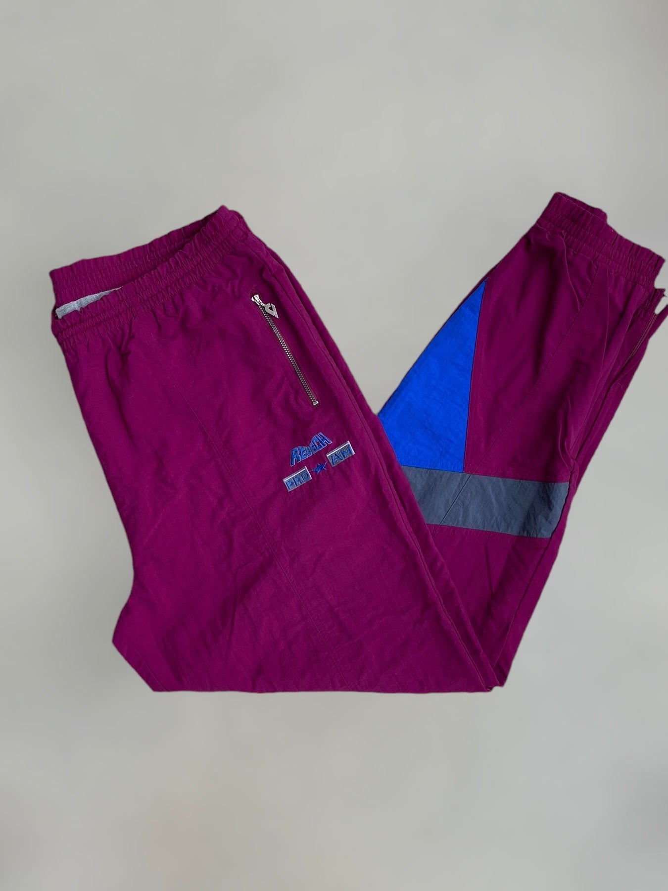 Purple vintage winter track pants