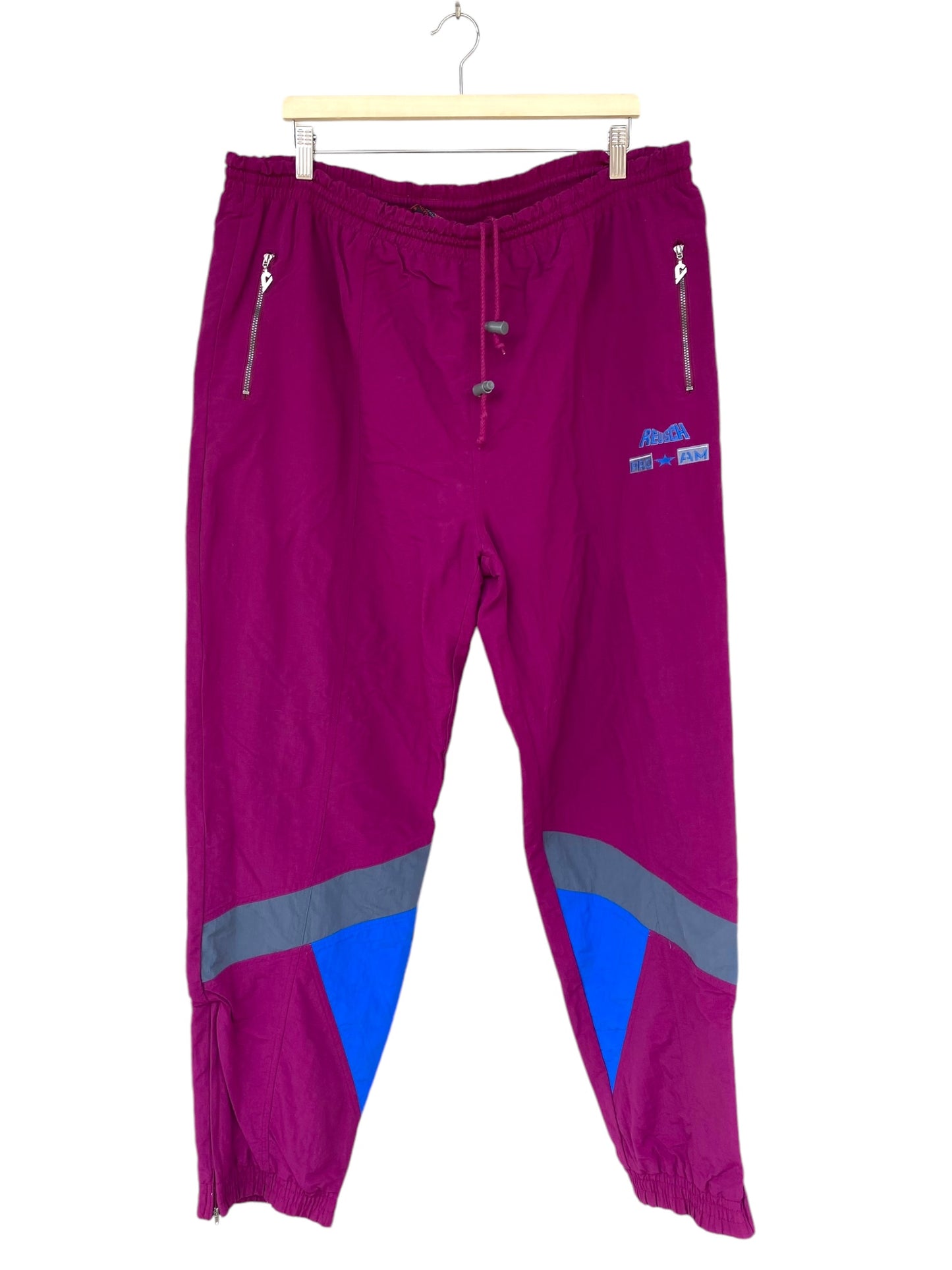 Purple vintage winter track pants