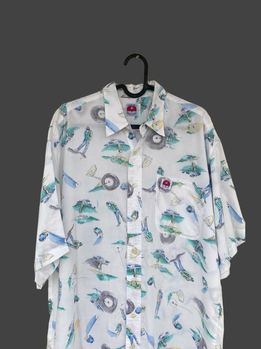 Golf prints vintage shirt