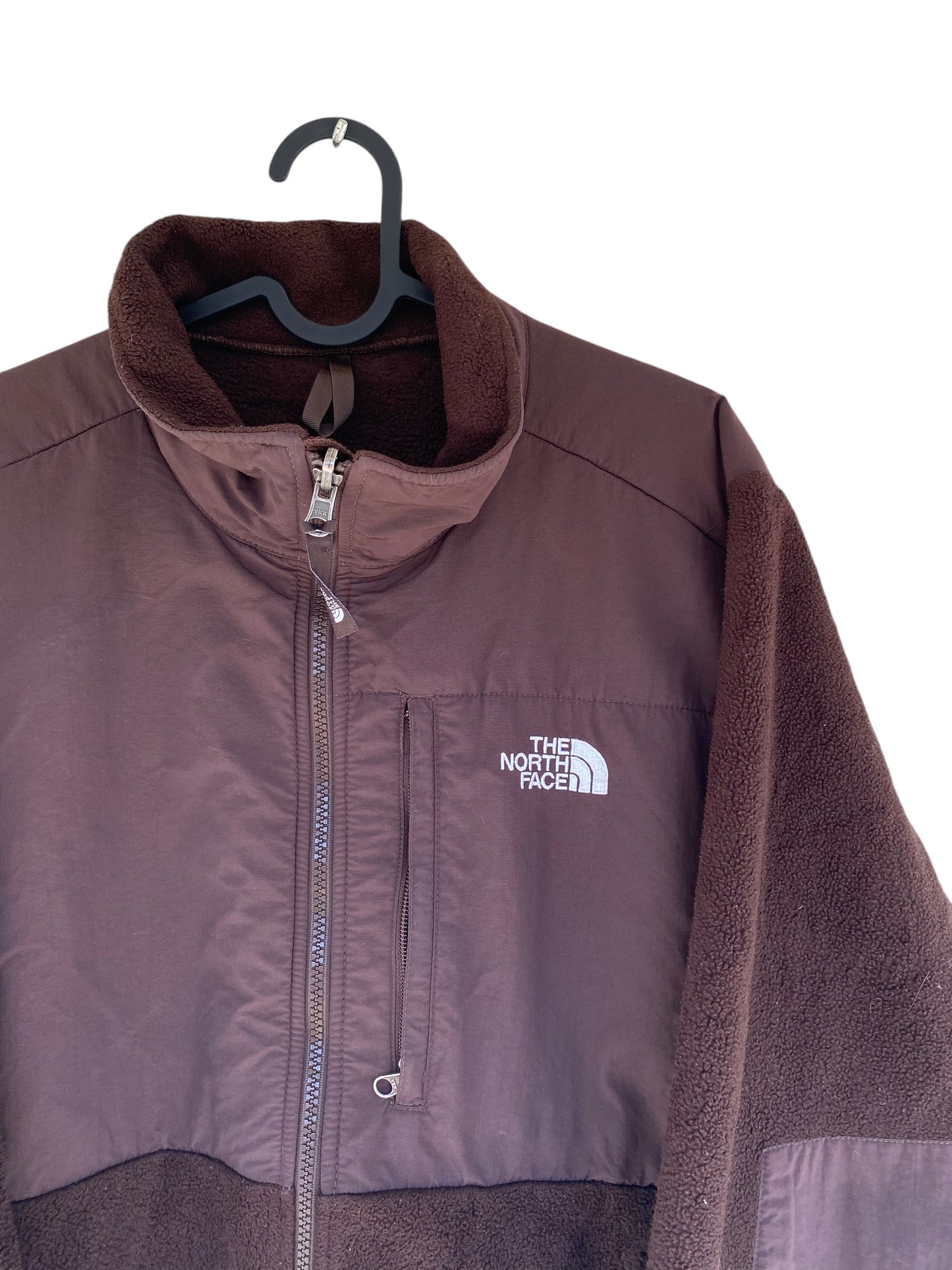 Brown the North Face fleece