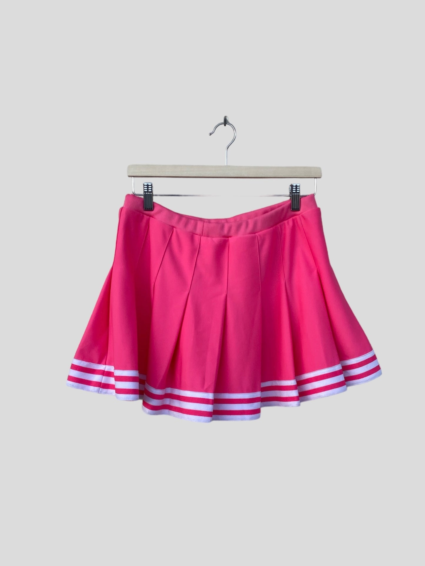 Pink cheerleading skirt