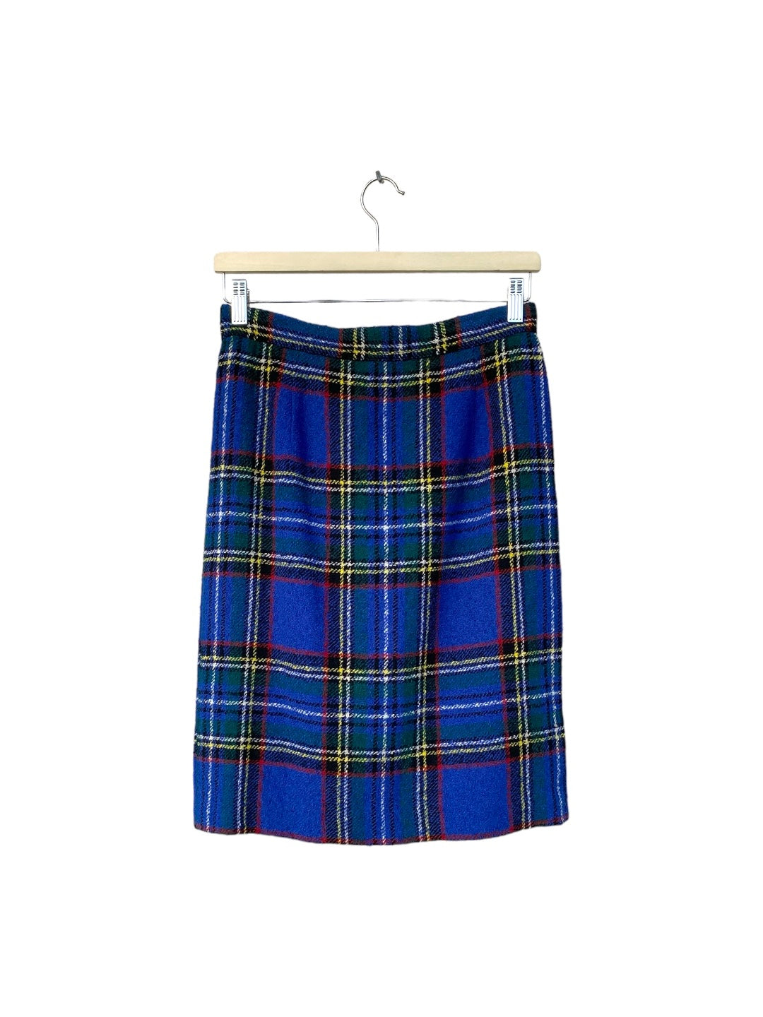 Vintage woollen blue skirt