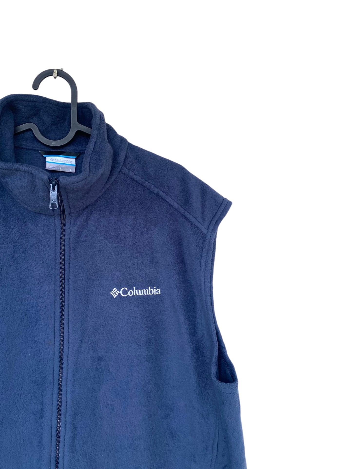 Columbia blue fleece vest