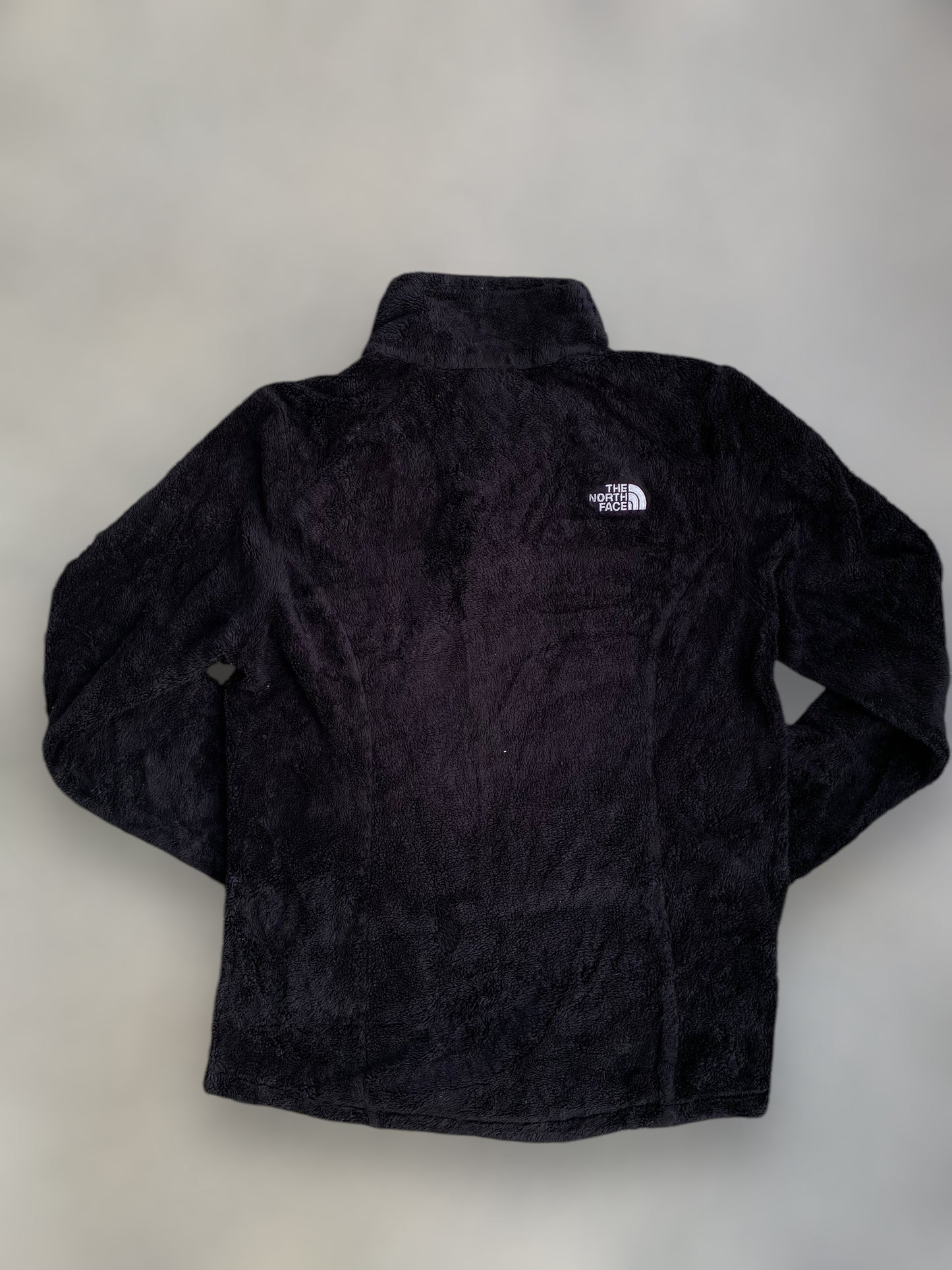 Black furry The North Face fleece