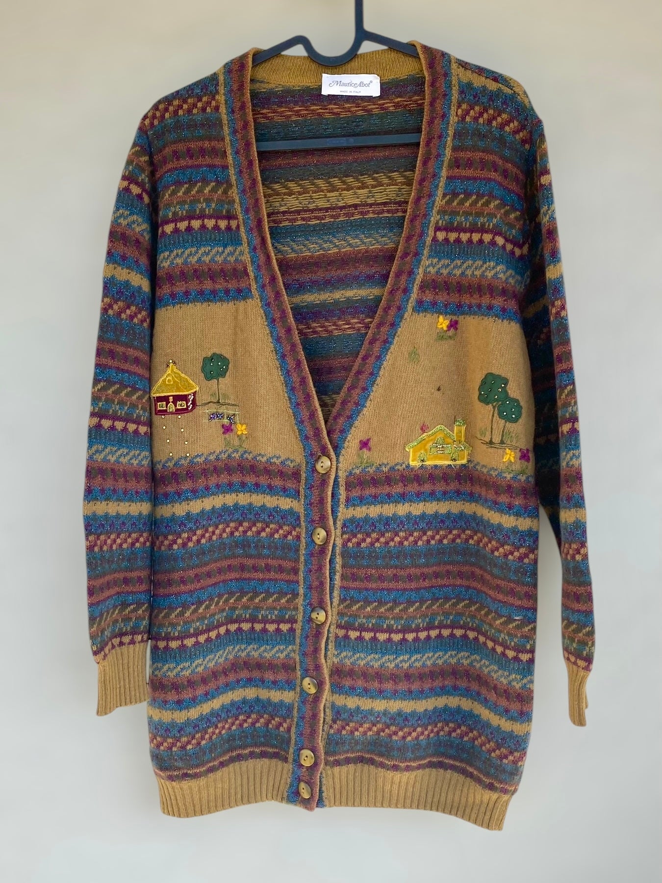 «Το μικρό σπιτι στο λιβάδι» vintage cardigan