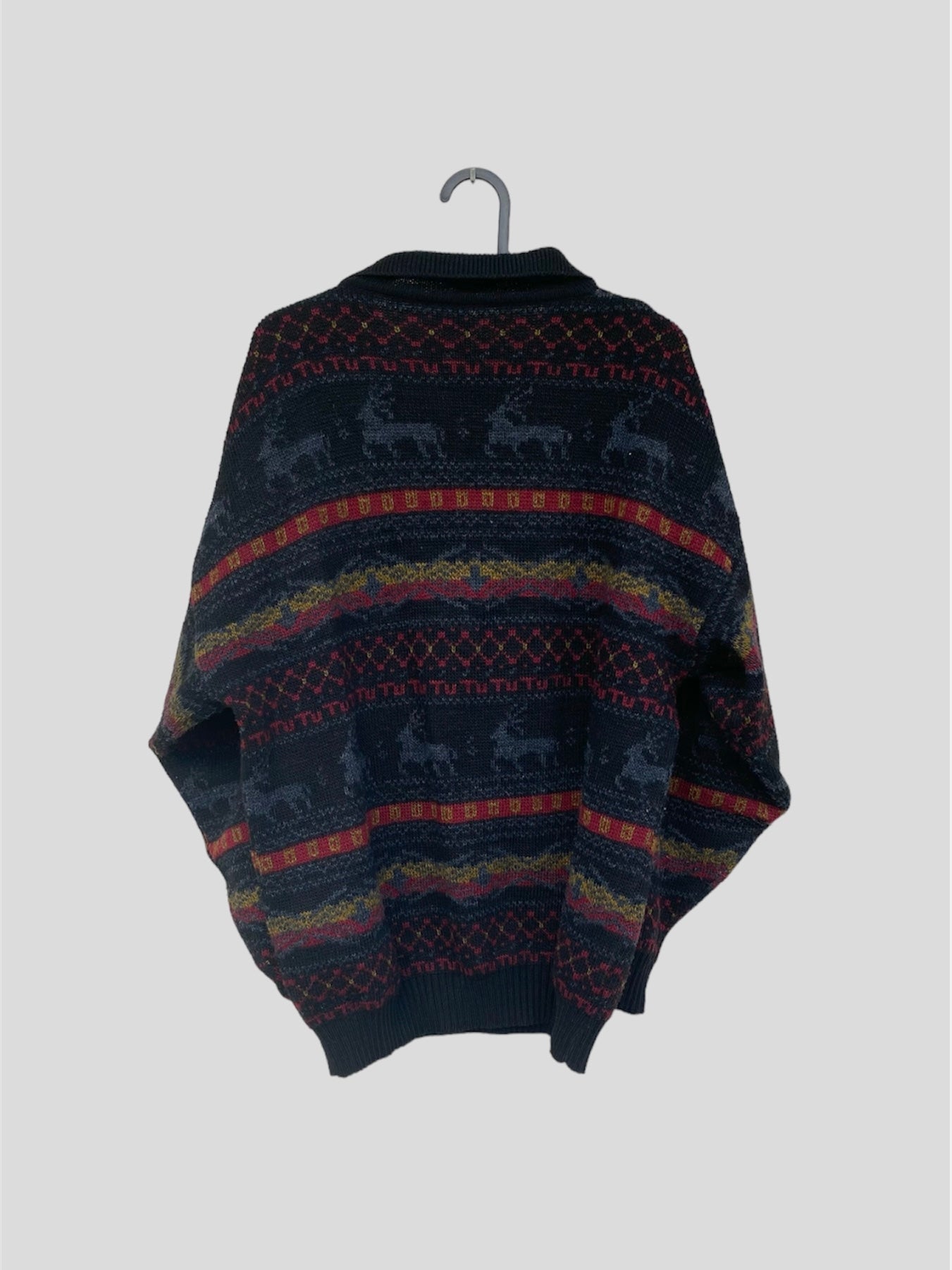 Vintage grandpa style sweater