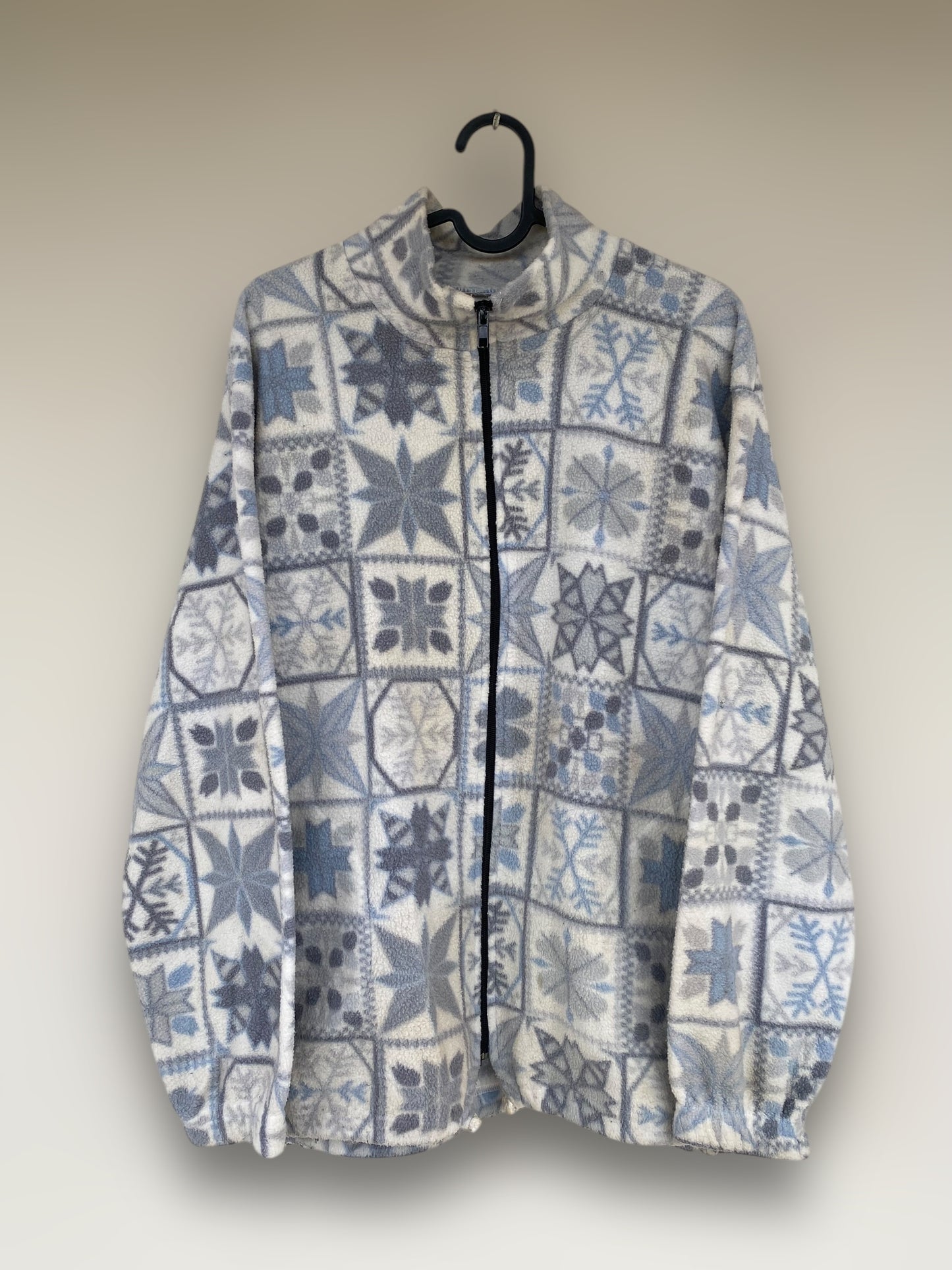 Snowflakes vintage fleece