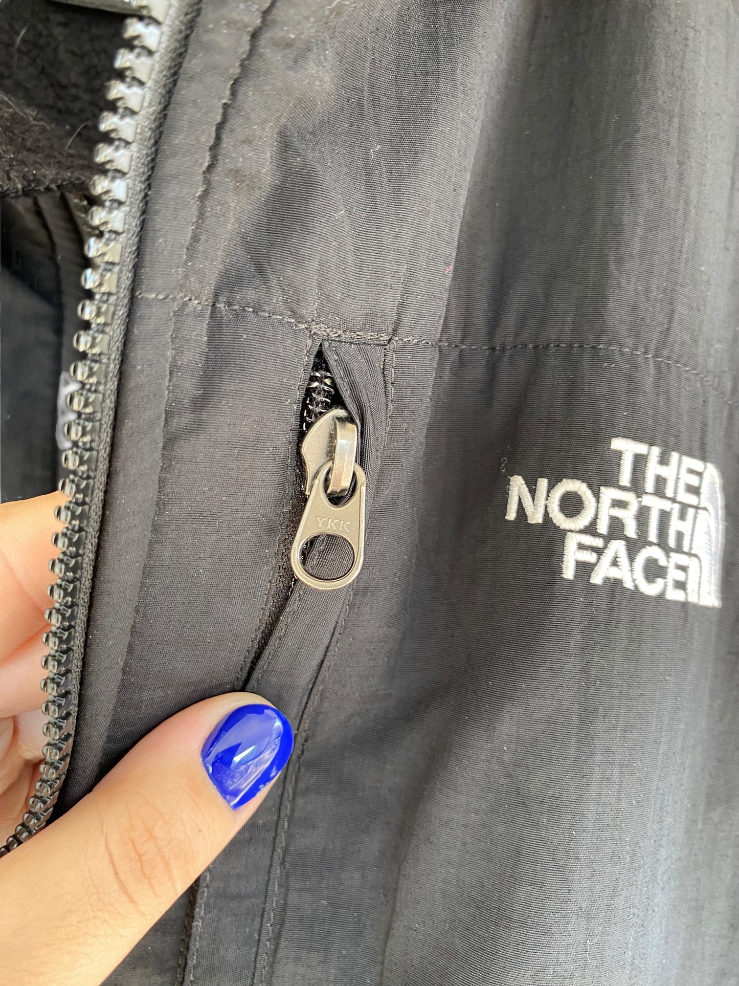 The North Face Denali black fleece