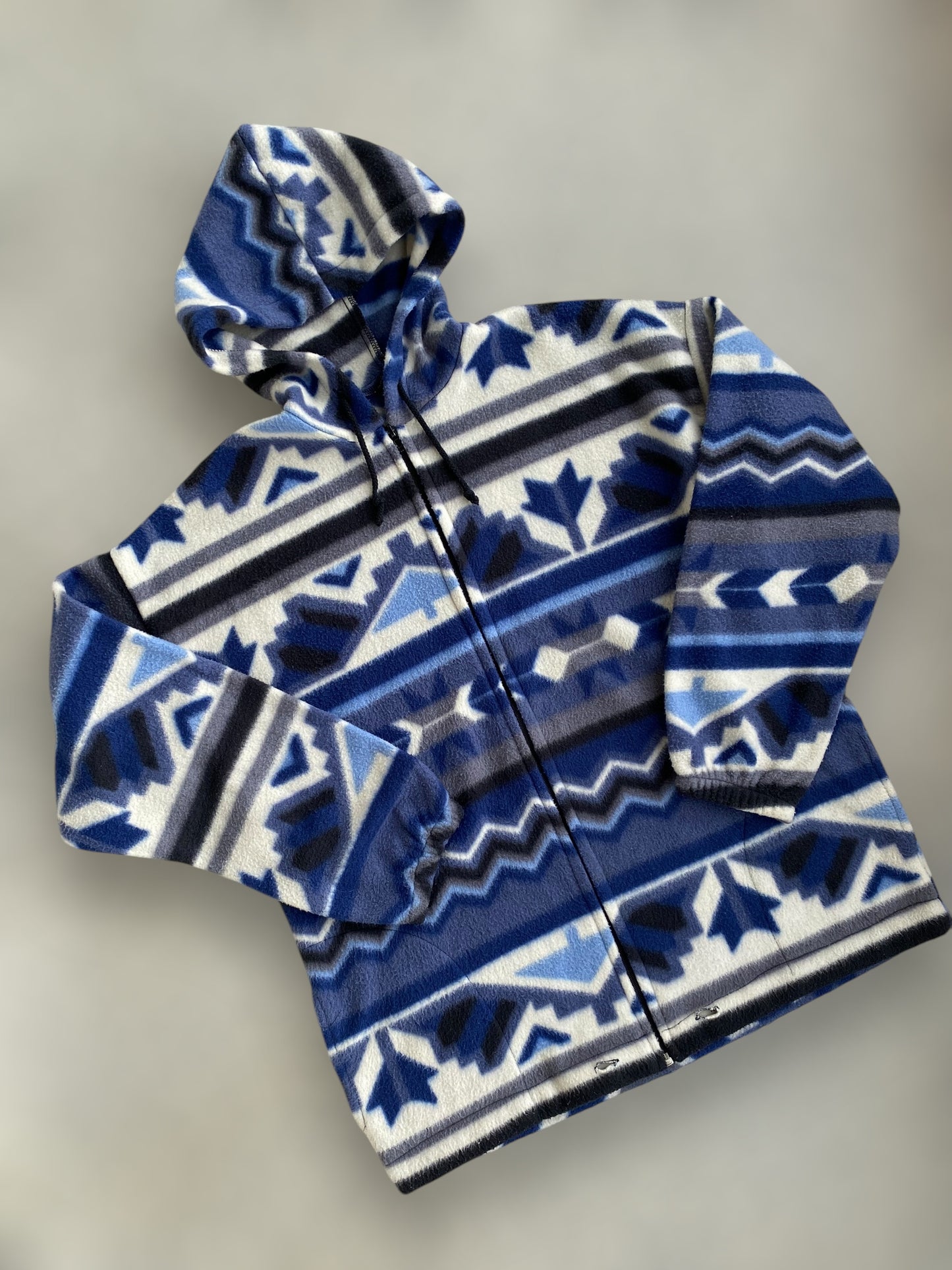 Crazy blue winter fleece