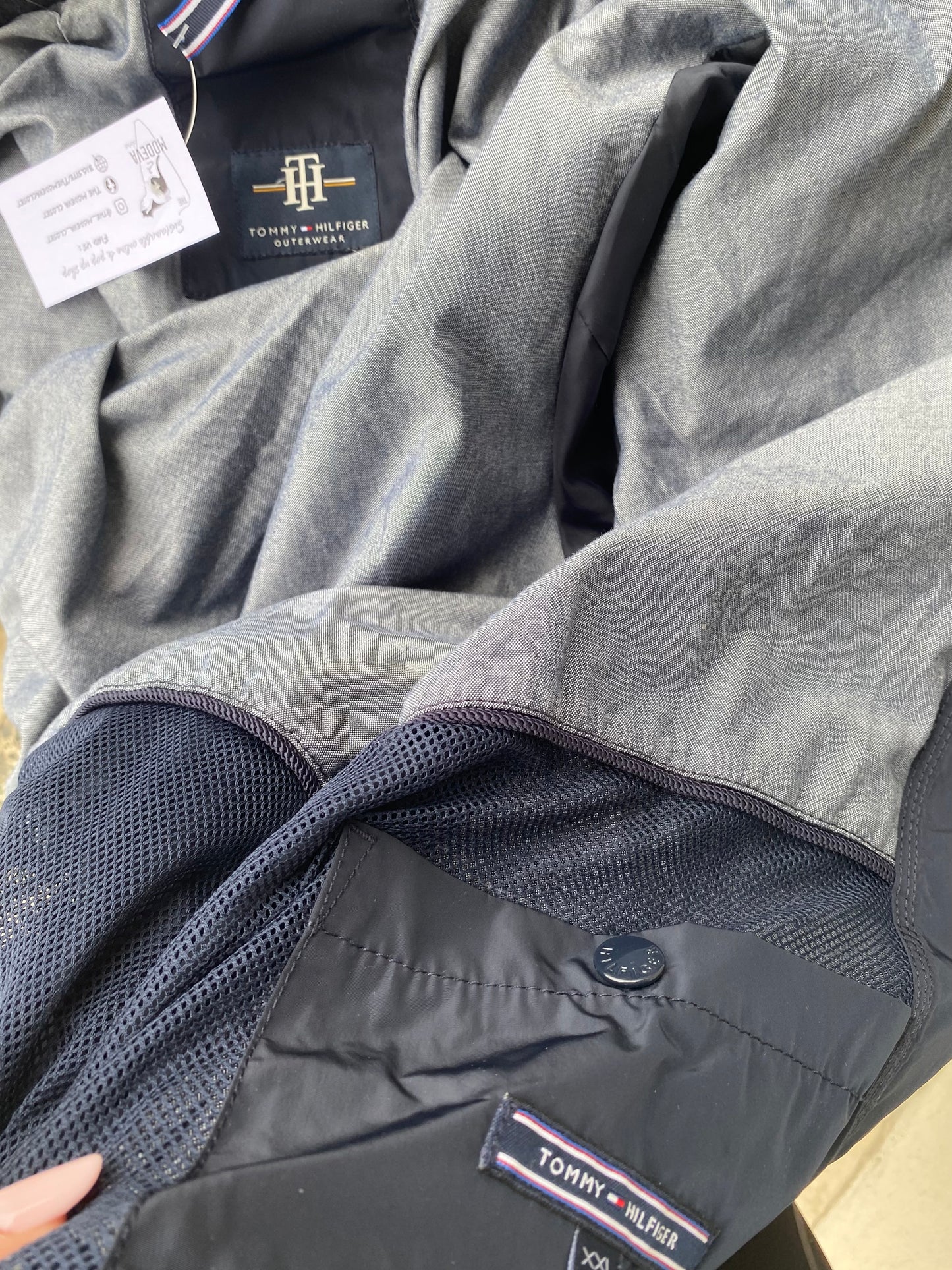 Tommy Hilfiger dark blue windbreaker