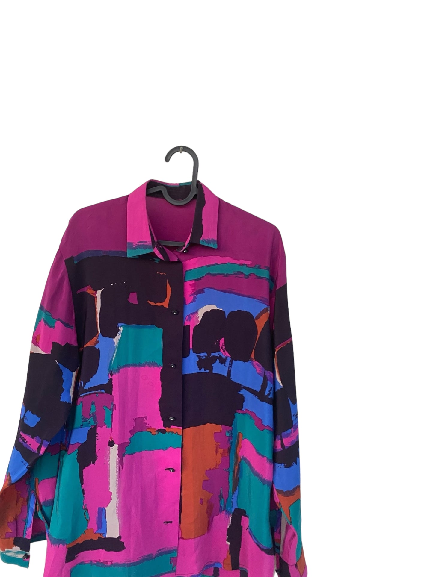 Vintage colorful silk shirt