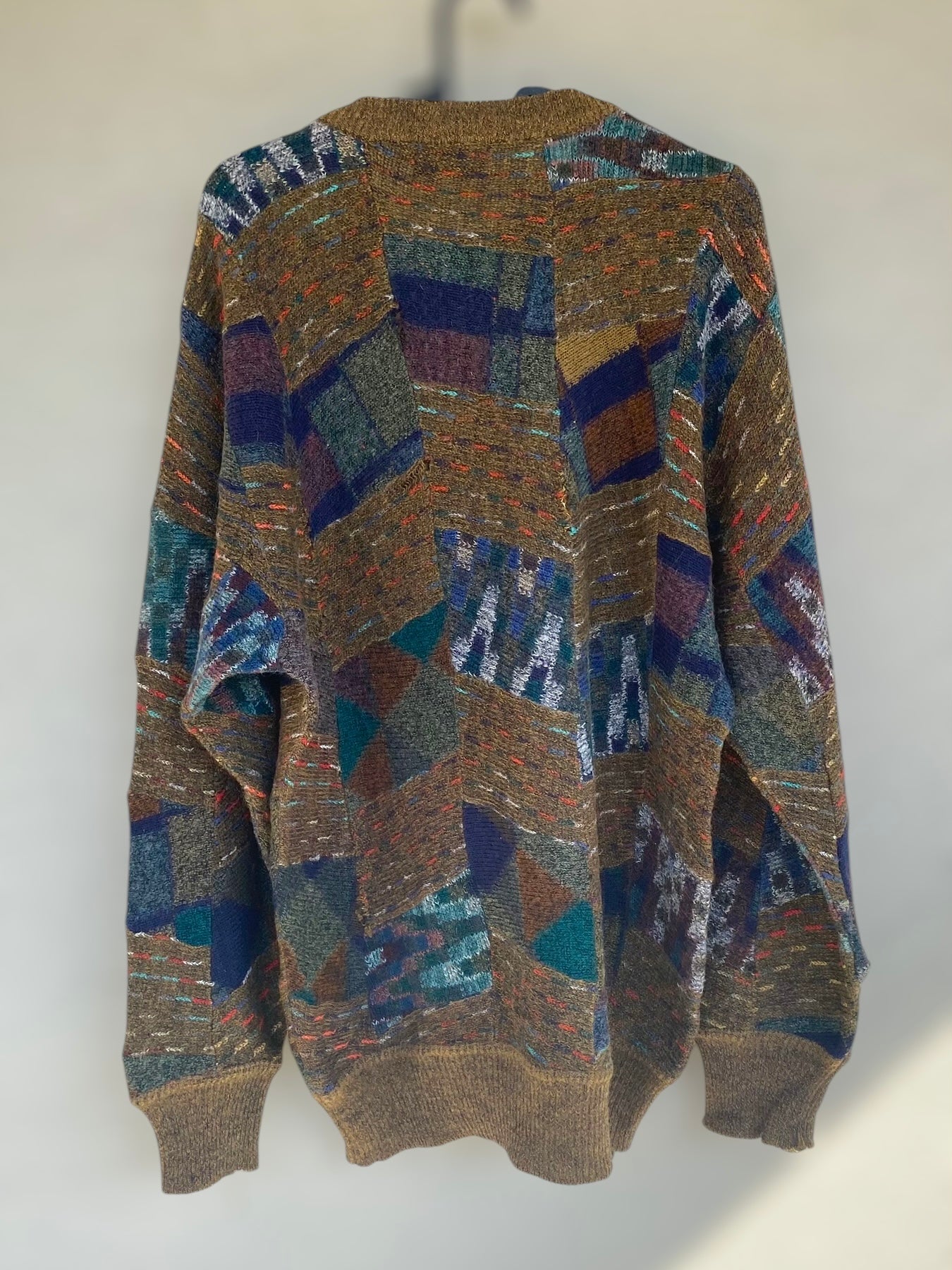 Patchwork style vintage sweater